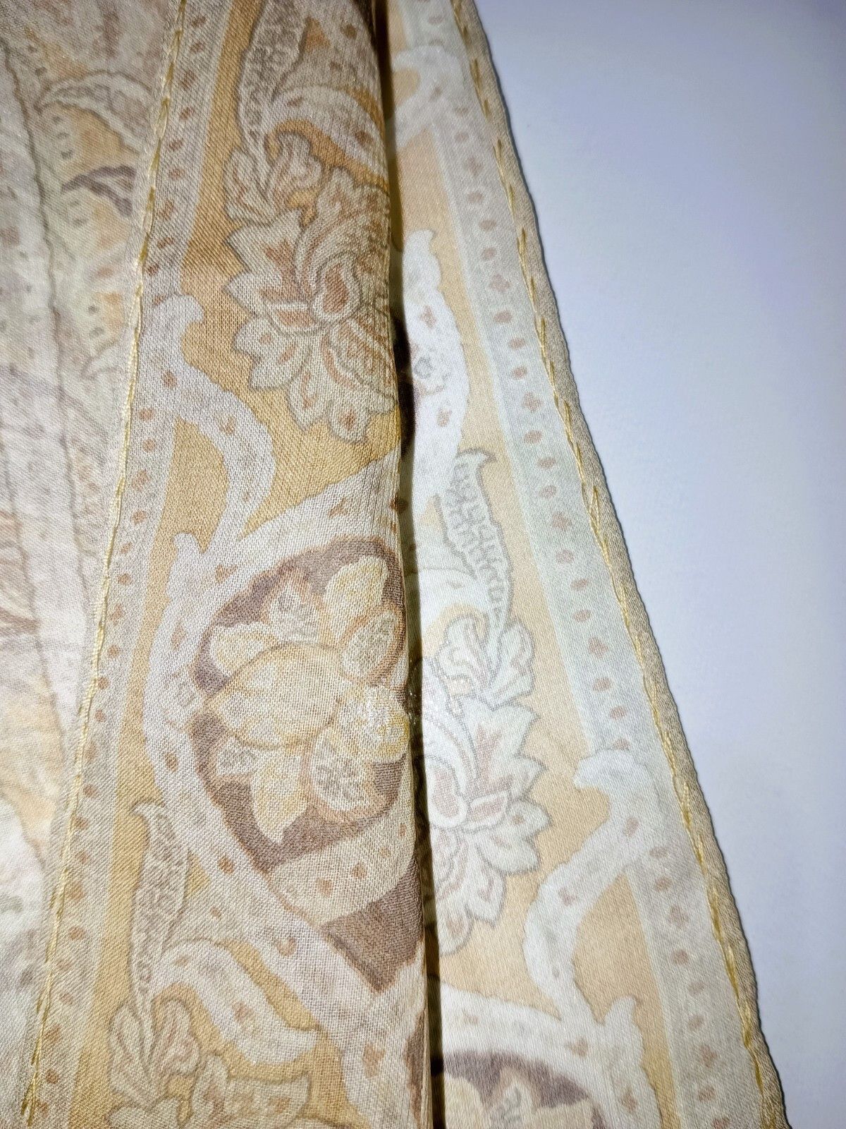 Etro ETRO MILANO ITALY Paisley Abstract Silk Scarf Shawl Size ONE SIZE - 11 Thumbnail