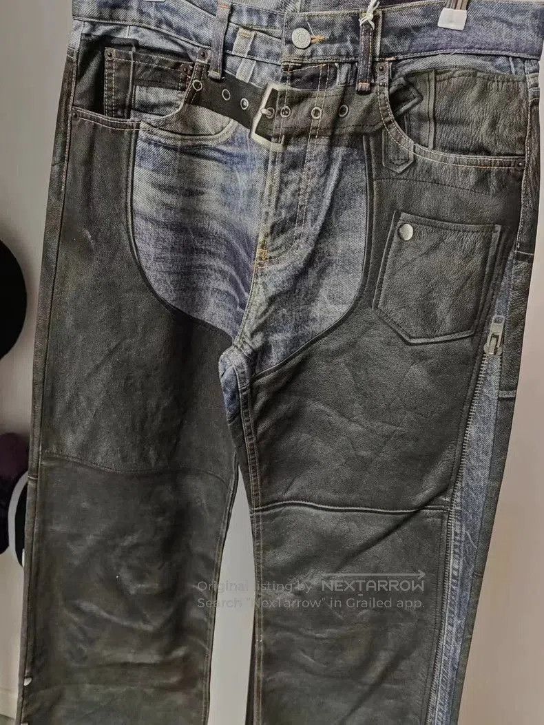 Acne Studios Acne Studios 3D Print Denim Pants. Size US 34 / EU 50 - 3 Thumbnail