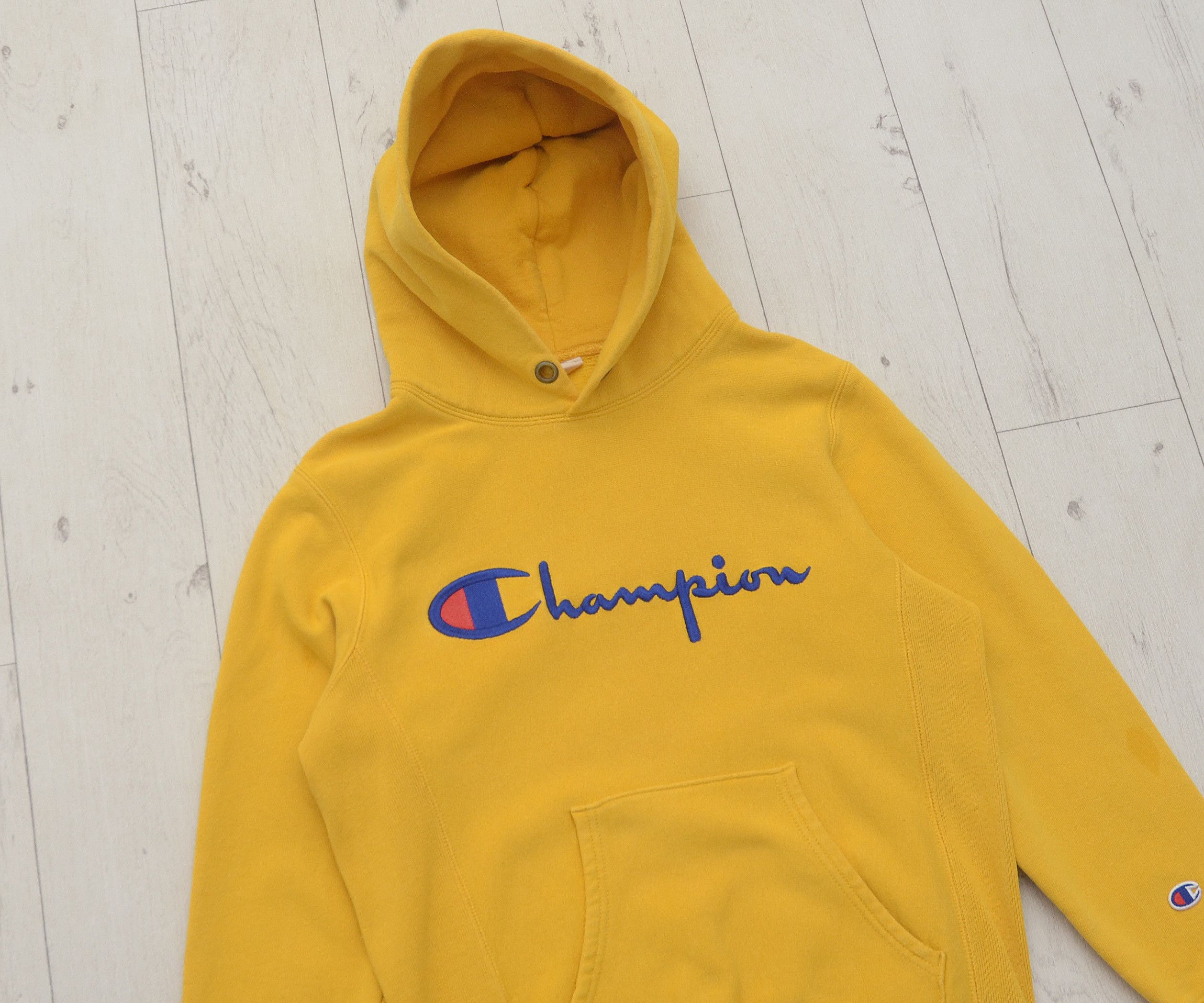 Champion Champion Premium Reverse Weave Big Logo Hoodie yellow UNISEX Size US S / EU 44-46 / 1 - 3 Thumbnail