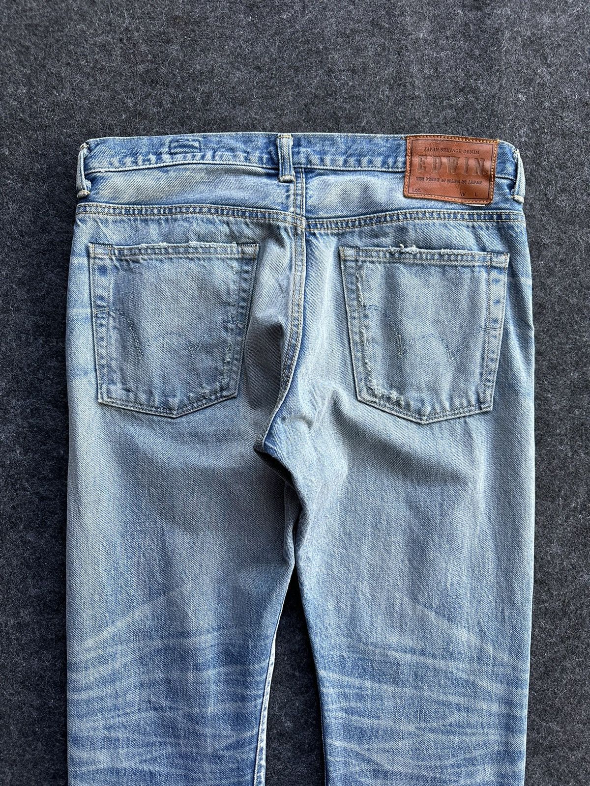 Edwin × Hysteric Glamour × Vintage Vintage Edwin 544 Selvedge Washed Blue Denim D474 Size US 32 / EU 48 - 5 Thumbnail