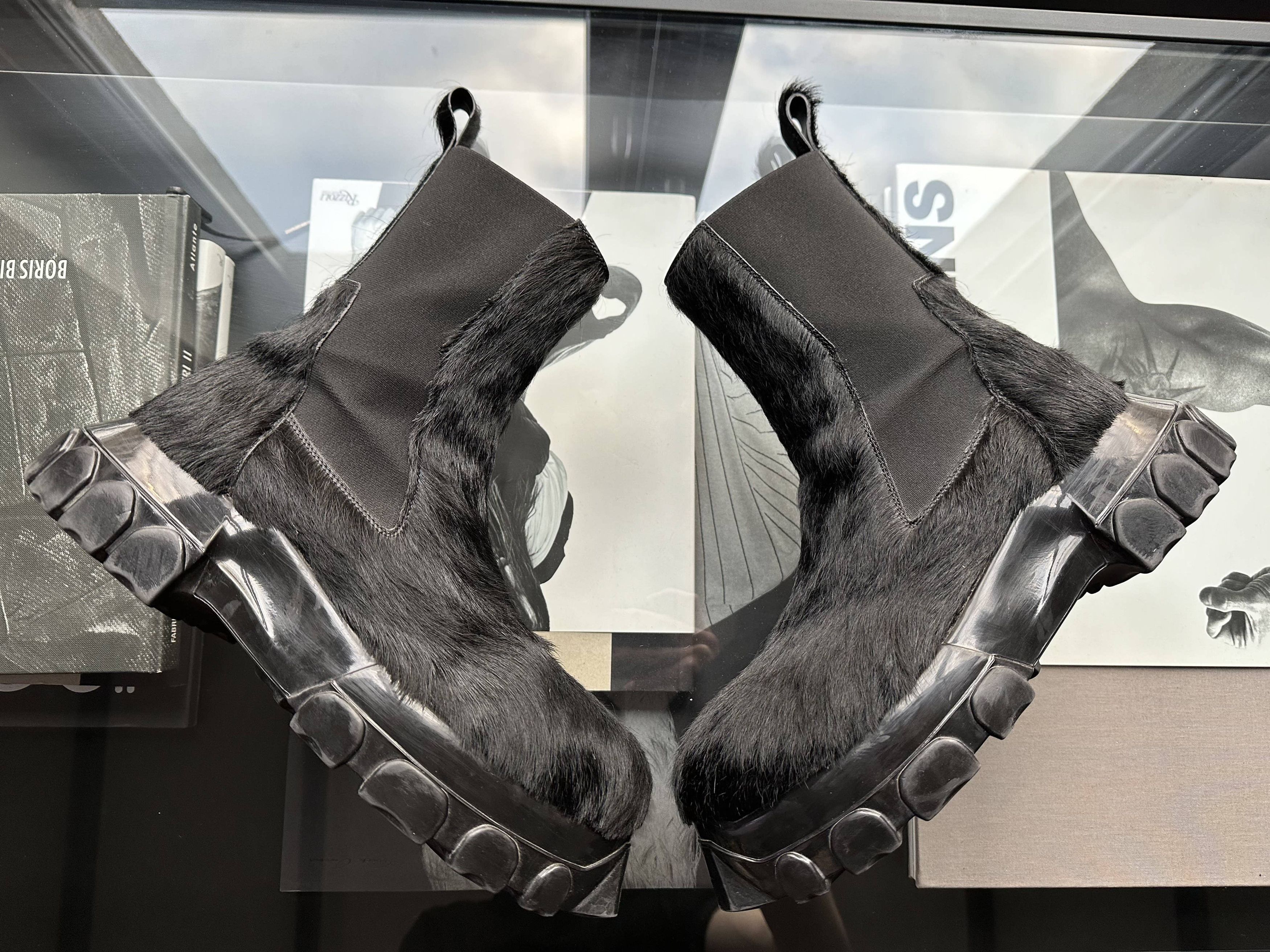 Rick Owens Rick Owens Pony Hair Beatle Bozo Tractor Boots | Grailed