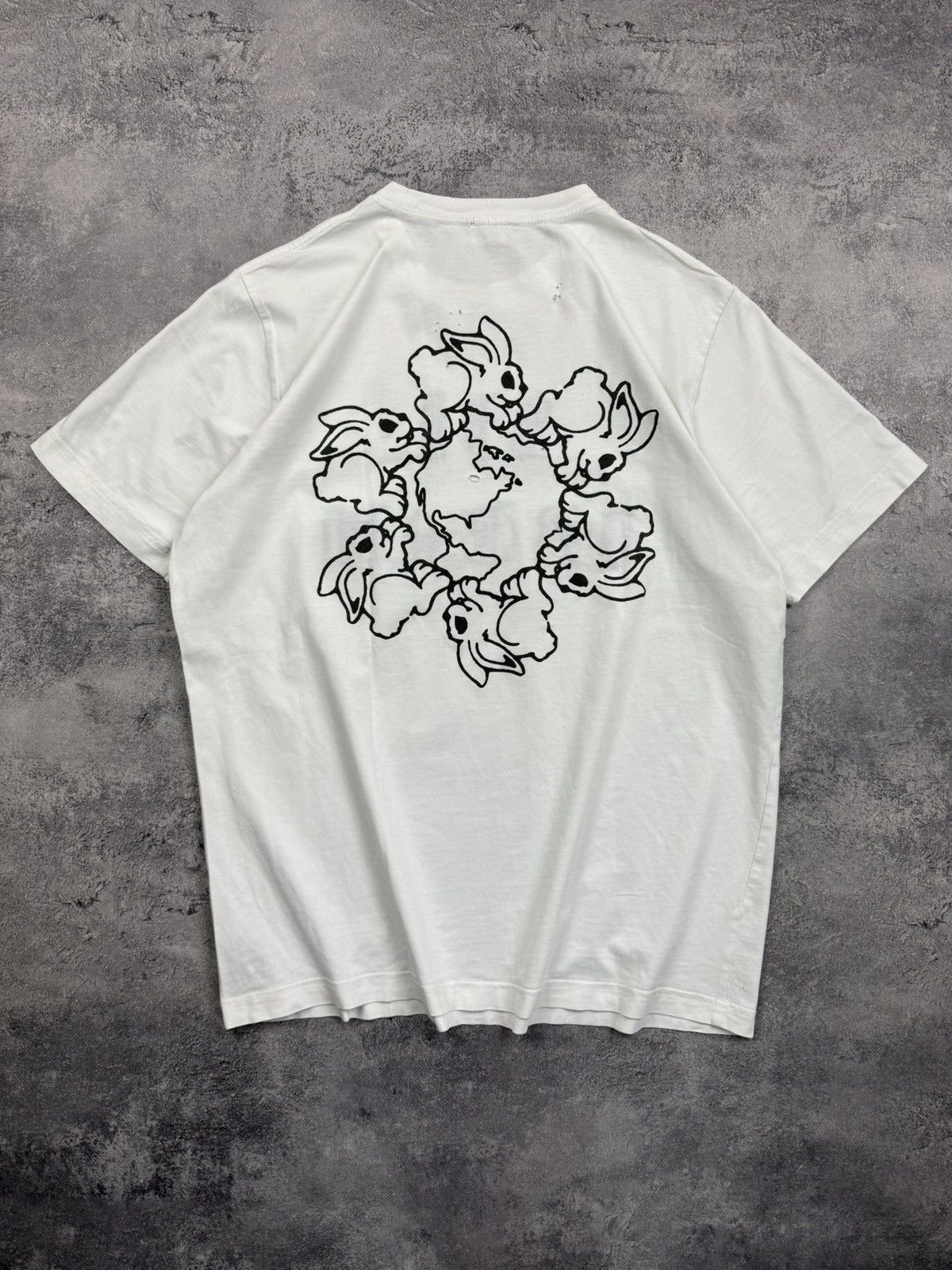 Diesel Vintage Diesel Big Logo T-Shirt White Tee Streetwear Hype Size US M / EU 48-50 / 2 - 2 Thumbnail