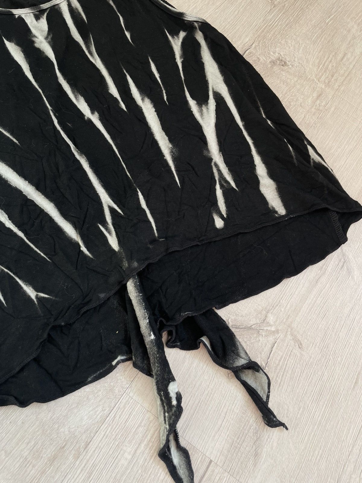 Vintage Vintage Y2k Black Tie Dye Open Back Tank Top Size S / US 4 / IT 40 - 8 Thumbnail