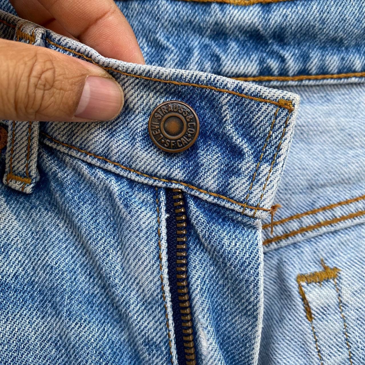 Levi's × Vintage VINTAGE LEVIS 1990S STONEWASH DENIM Size US 28 / EU 44 - 3 Thumbnail