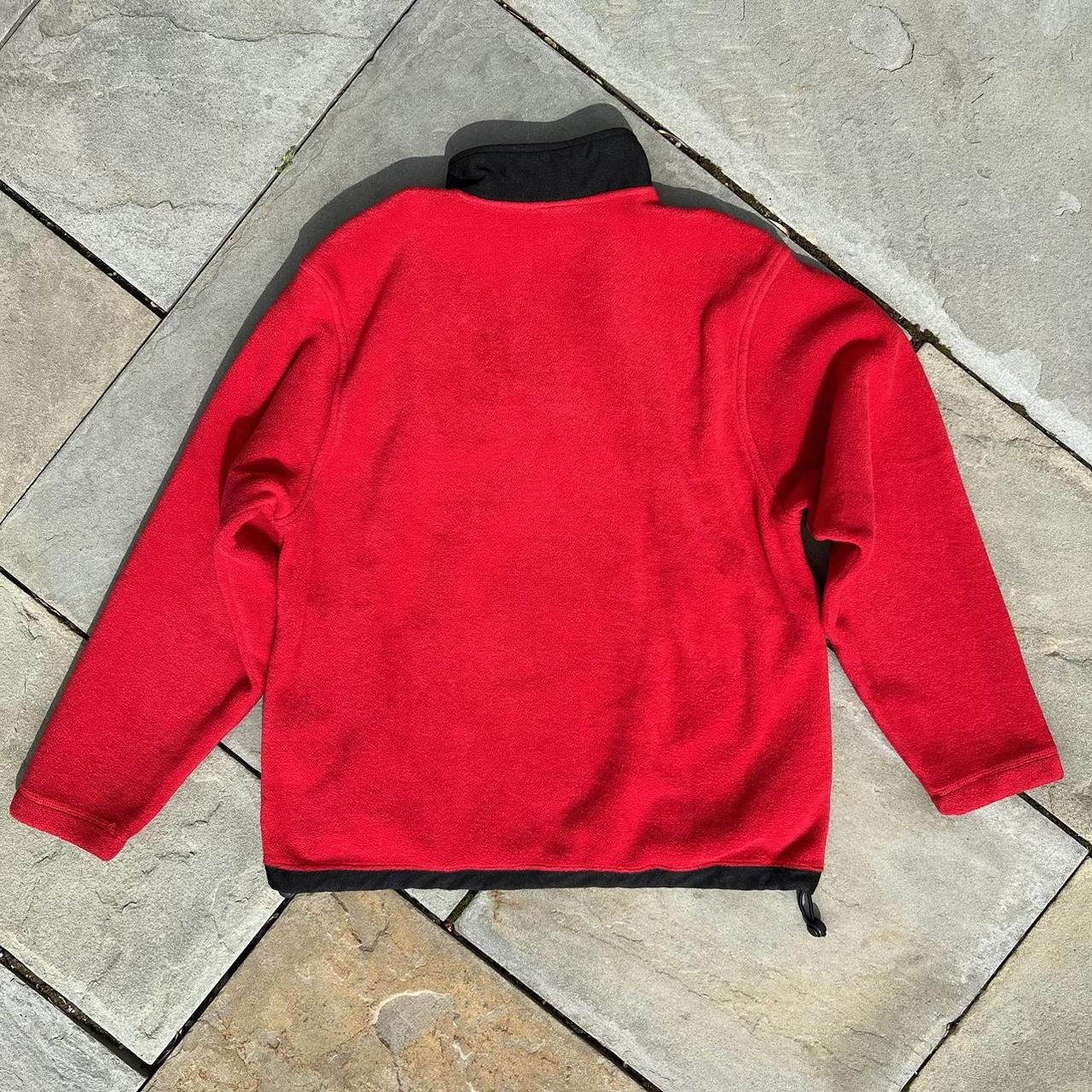 Old Navy Y2K Gorpcore Red Fleece Quarter Zip Pullover Size US L / EU 52-54 / 3 - 2 Thumbnail