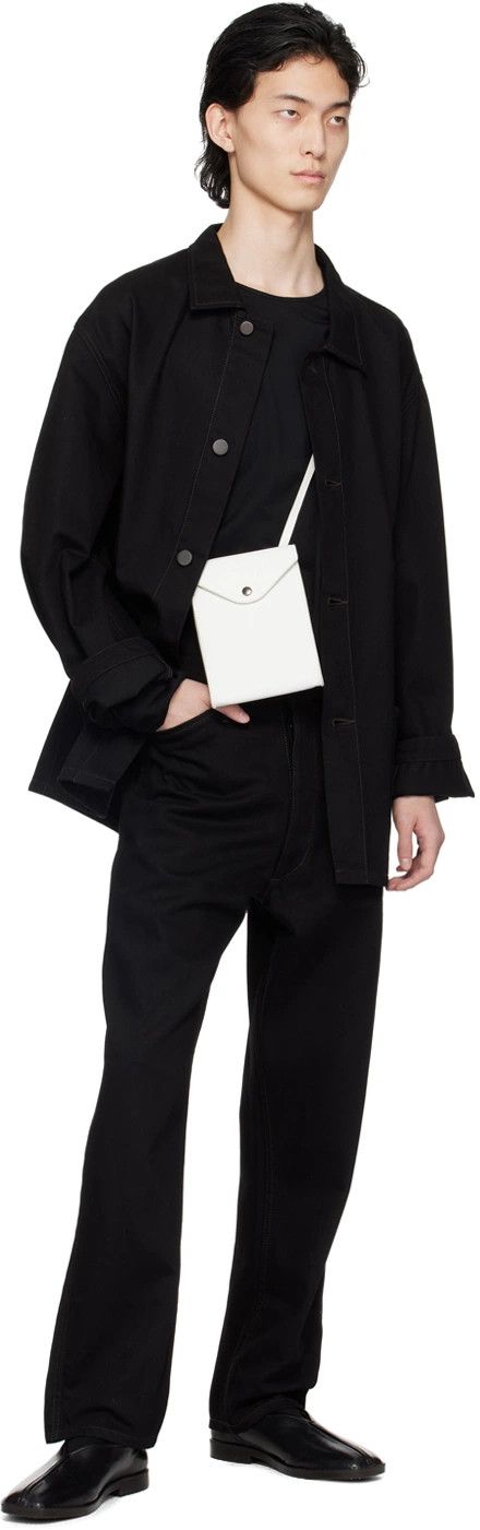 Lemaire Black Workwear Denim Jacket Size US M / EU 48-50 / 2 - 2 Thumbnail