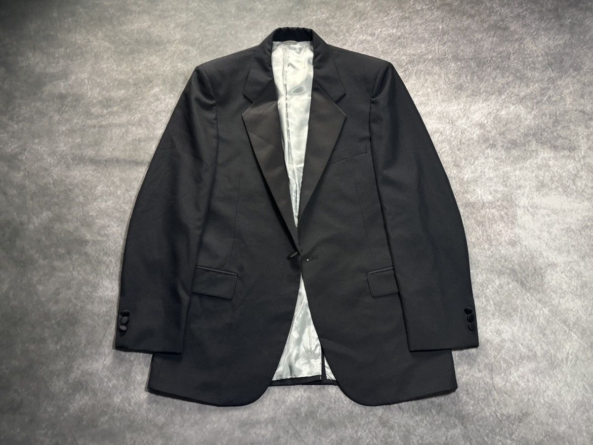 Givenchy Vintage Givenchy Monsieur Suit Jacket 80s Wool Blazer 90s 40 Size 40R - 12 Thumbnail