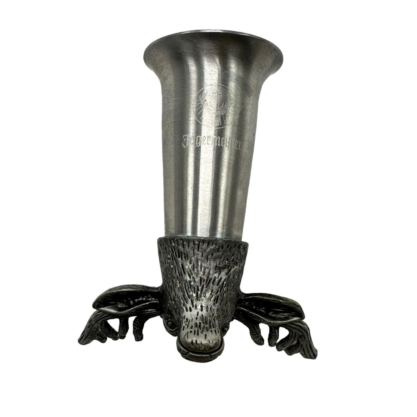 Jagermeister Jägermeister Signed Logo Stag Head/Moose Cup Shot Glass Size ONE SIZE - 1 Thumbnail