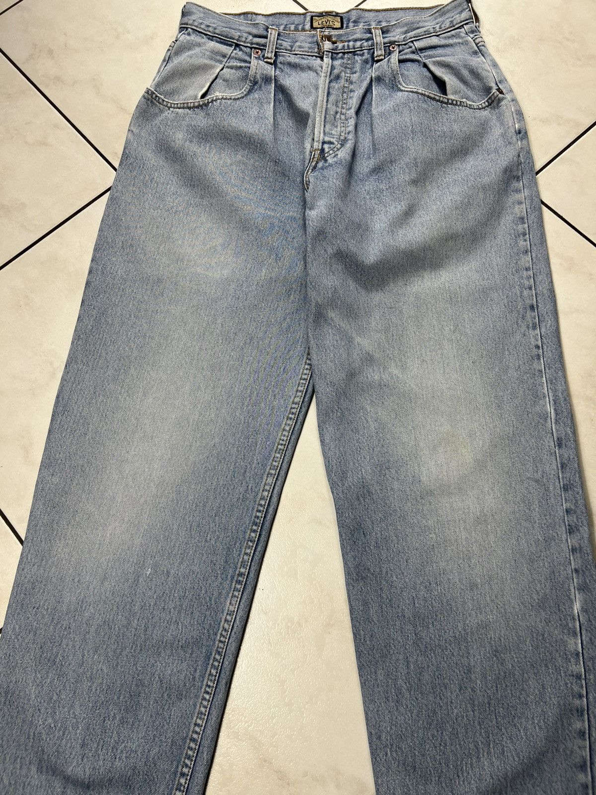 Levi's Vintage 90s Levi’s washed casual jeans y2k silver tab pants Size US 32 / EU 48 - 4 Thumbnail