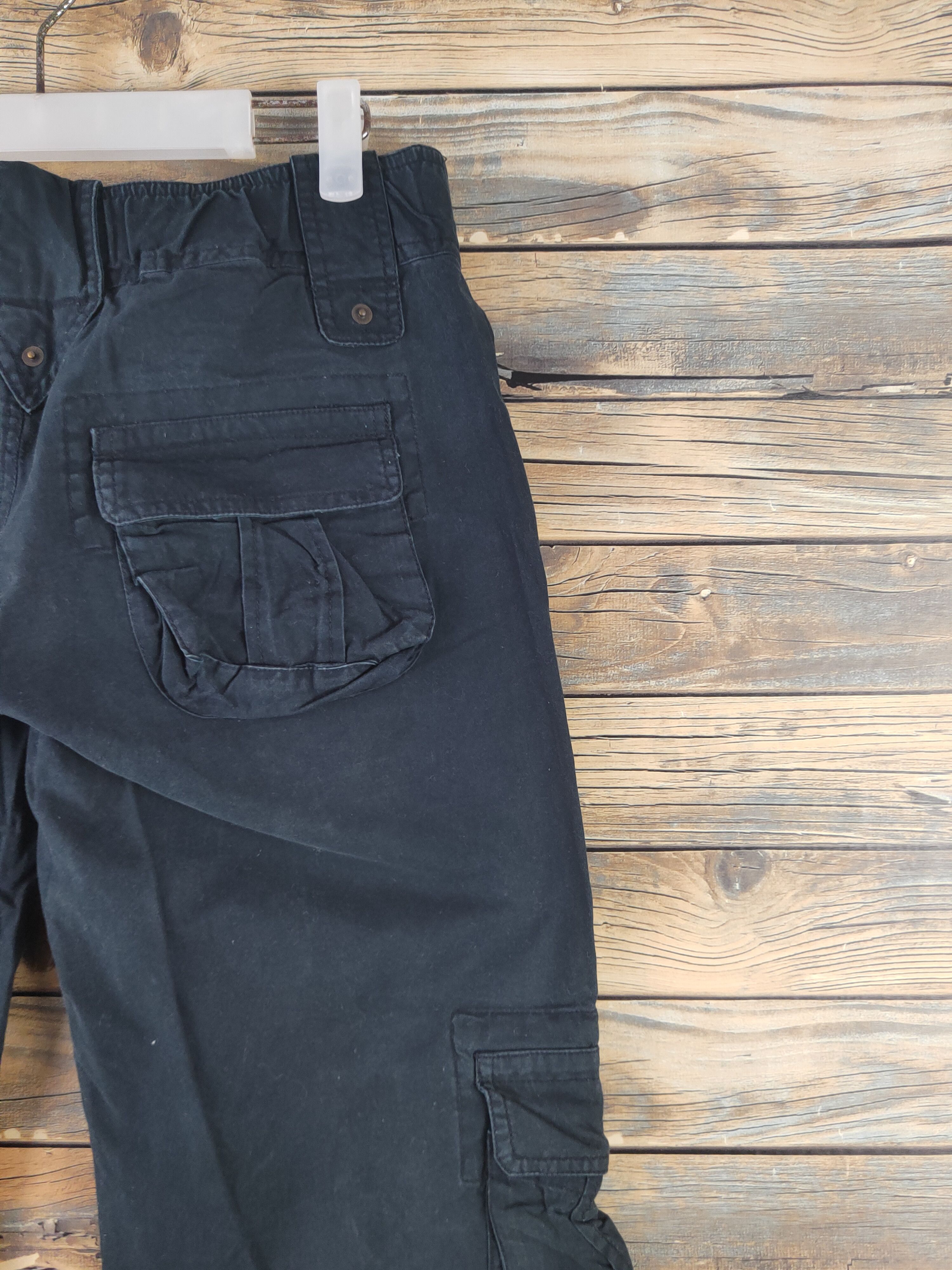 Japanese Brand DL Japanese Brand Navy Multipocket Cargo Pants #1913 Size 28" / US 6 / IT 42 - 10 Thumbnail