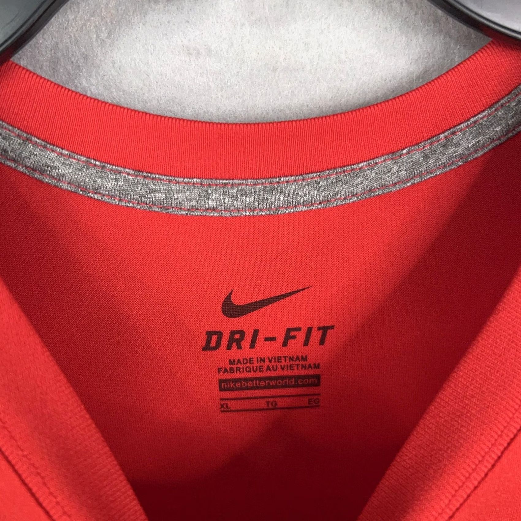 Nike Nike Shirt Mens XL Red OJ Nation Ojibwa Camp Dri-FIT Athletic Graphic Tee Sports Size US XL / EU 56 / 4 - 5 Thumbnail