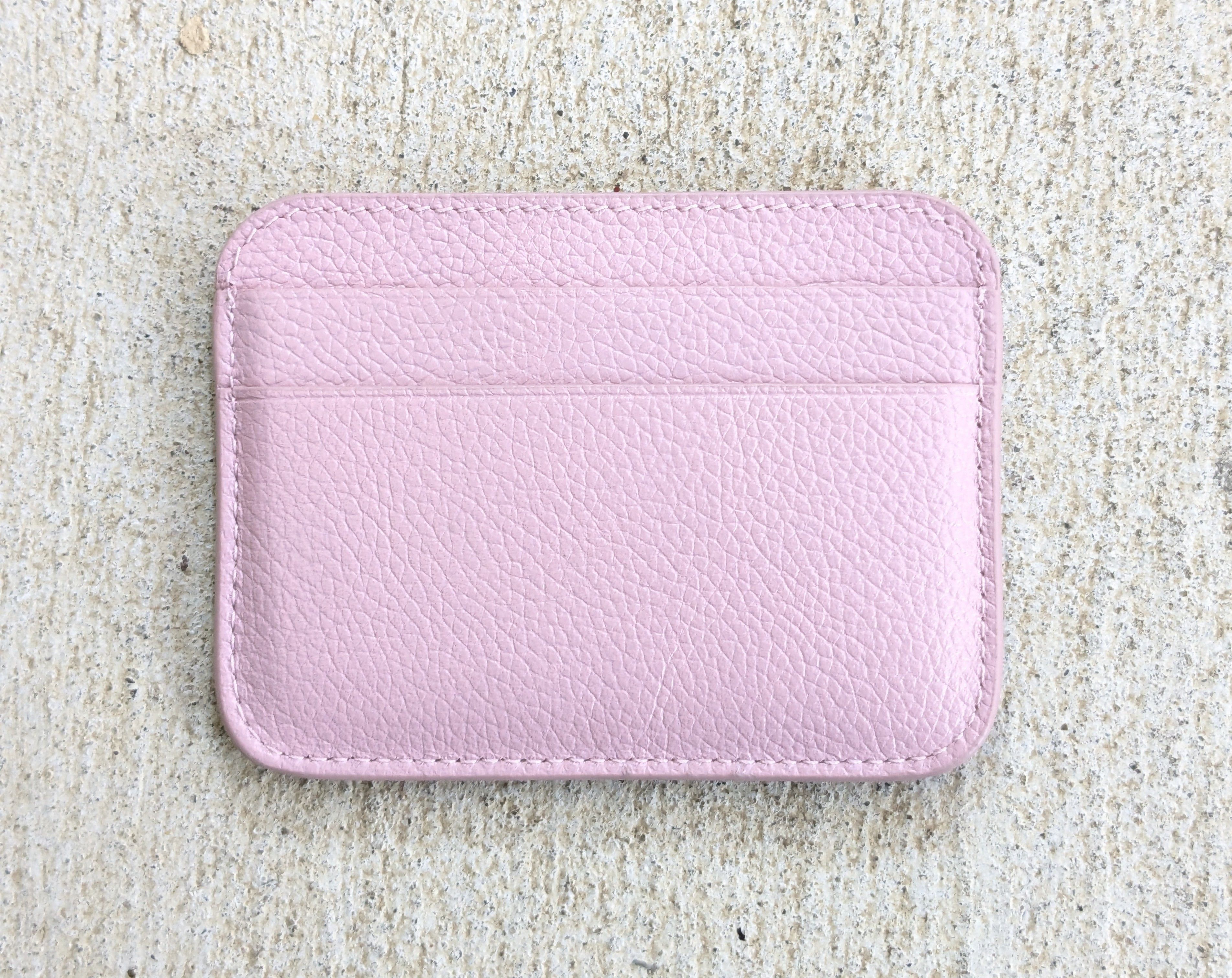 Balenciaga Balenciaga Cardholder Wallet Pink Leather Italy Slim Size ONE SIZE - 3 Thumbnail