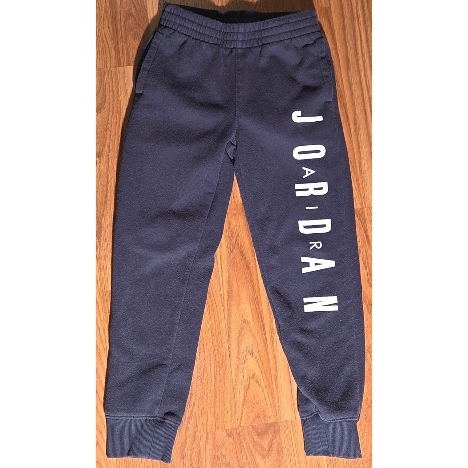 Jordan Brand Air Jordan Navy Blue Sweatpants Size 8-10 Years Old Size 22" - 2 Thumbnail