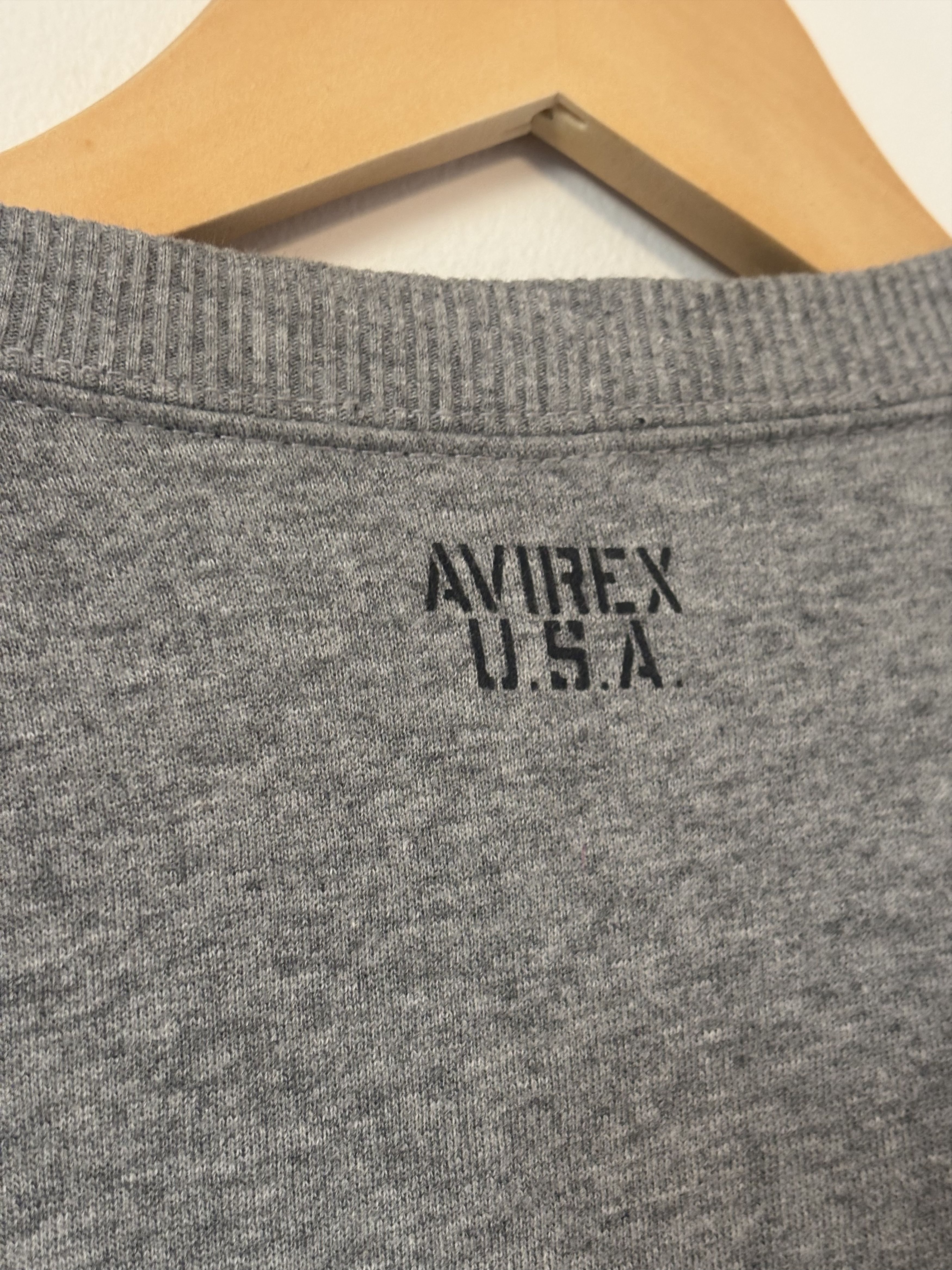 Avirex Grey Avirex Sweater with Hunting Vest Pouch S Size US S / EU 44-46 / 1 - 4 Thumbnail