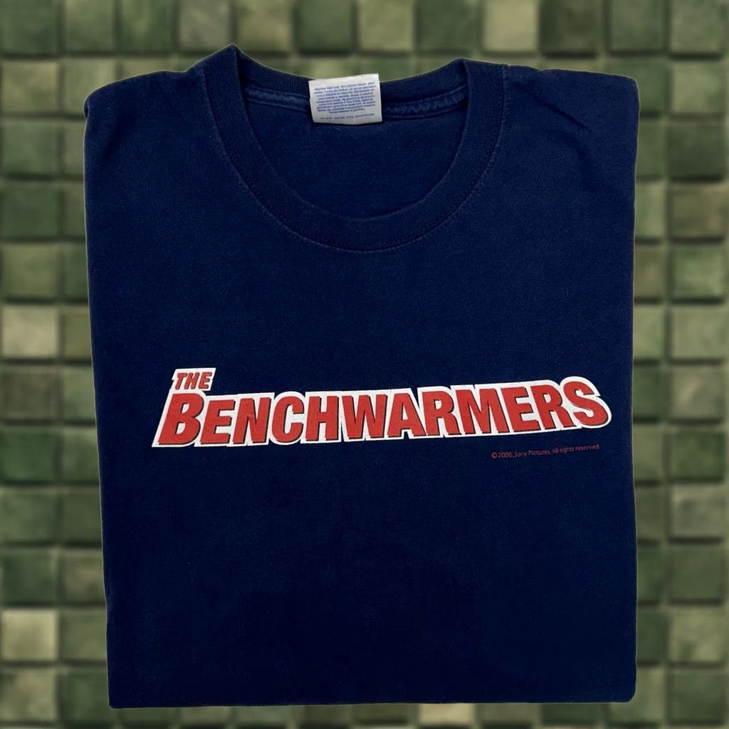 Hanes VINTAGE The Benchwarmers Hanes Heavyweight T-Shirt Size L Blue 2006 Movie Promo Comedy Sports Mens Womens Size US L / EU 52-54 / 3 - 1 Thumbnail