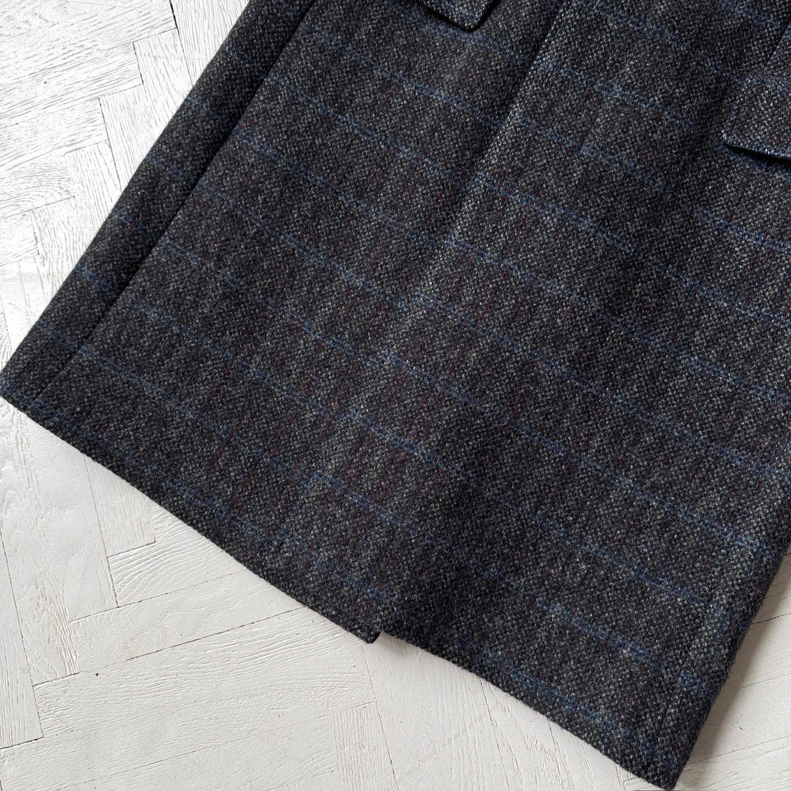 Vintage Vintage Preppy Pure New Wool Tweed Over coat Elegant Style Size US M / EU 48-50 / 2 - 2 Thumbnail