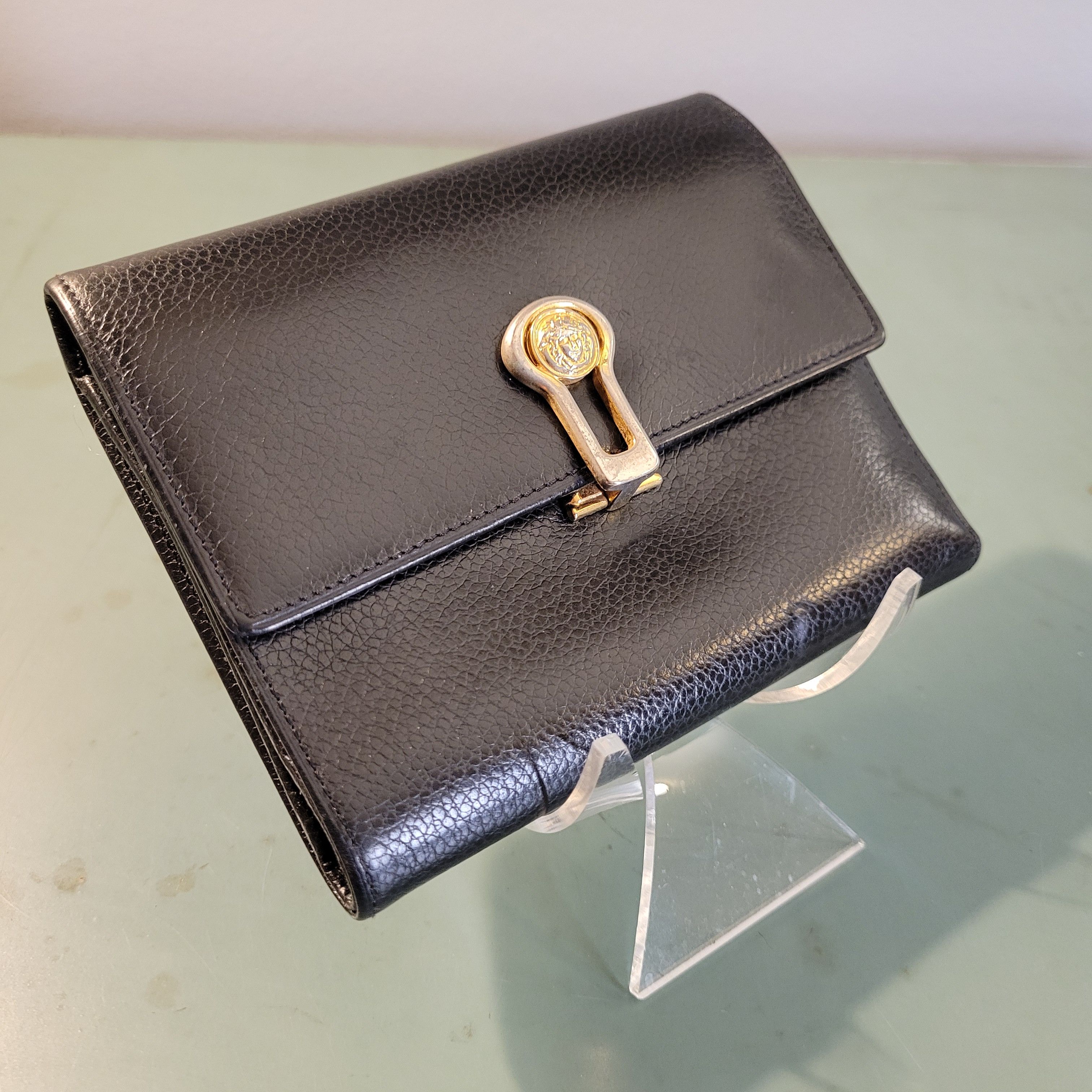 Versace Gianni Versace Vintage Compact Soft Leather Wallet Size ONE SIZE - 1 Thumbnail