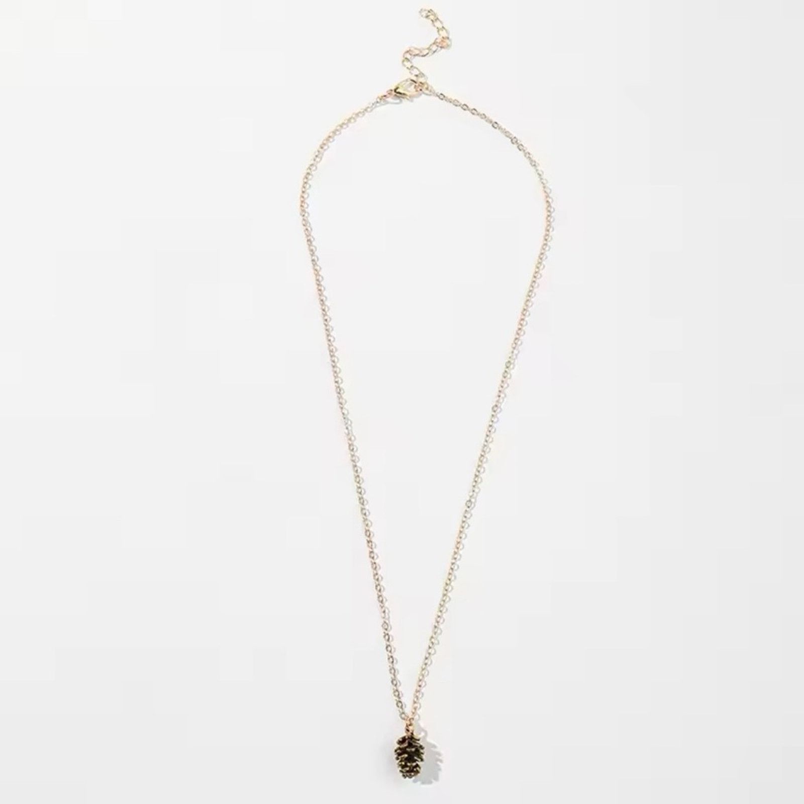 Other Cute Pinecone Necklace Nature Necklace Forest Necklaces Size ONE SIZE - 6 Thumbnail
