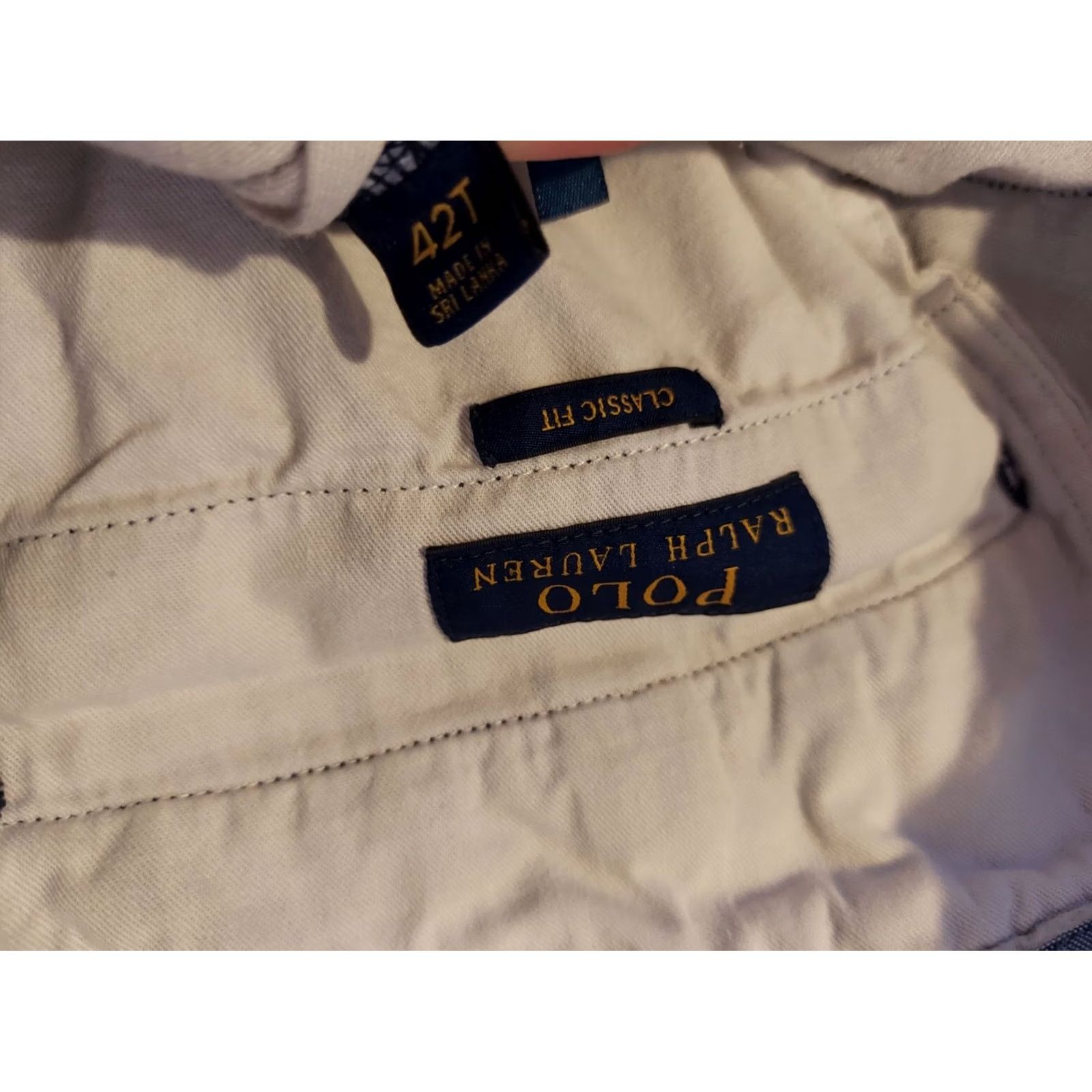 Polo Ralph Lauren Polo Ralph Lauren Navy Blue Cotton Chino Stretch Shorts Mens 42 Khaki Size US XL / EU 56 / 4 - 4 Thumbnail