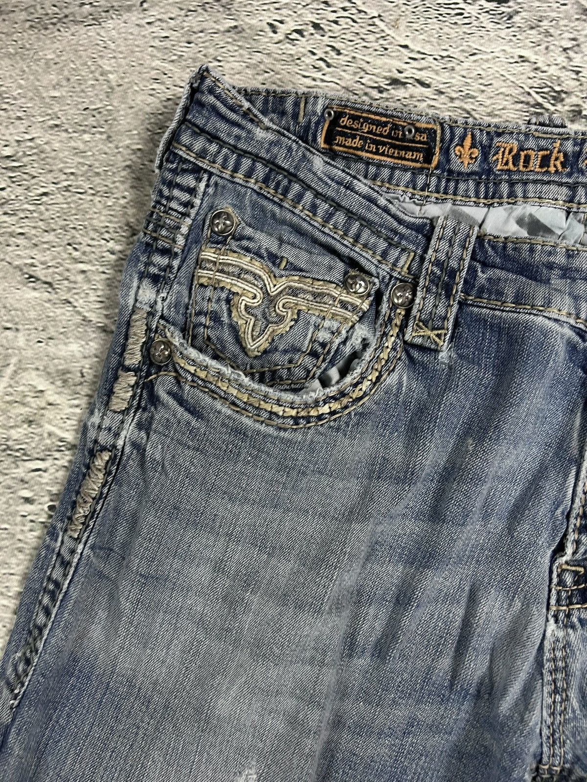 Rock Revival Rock Revival Rogue washed jeans Y2K flared Bootcut Size US 38 / EU 54 - 8 Thumbnail
