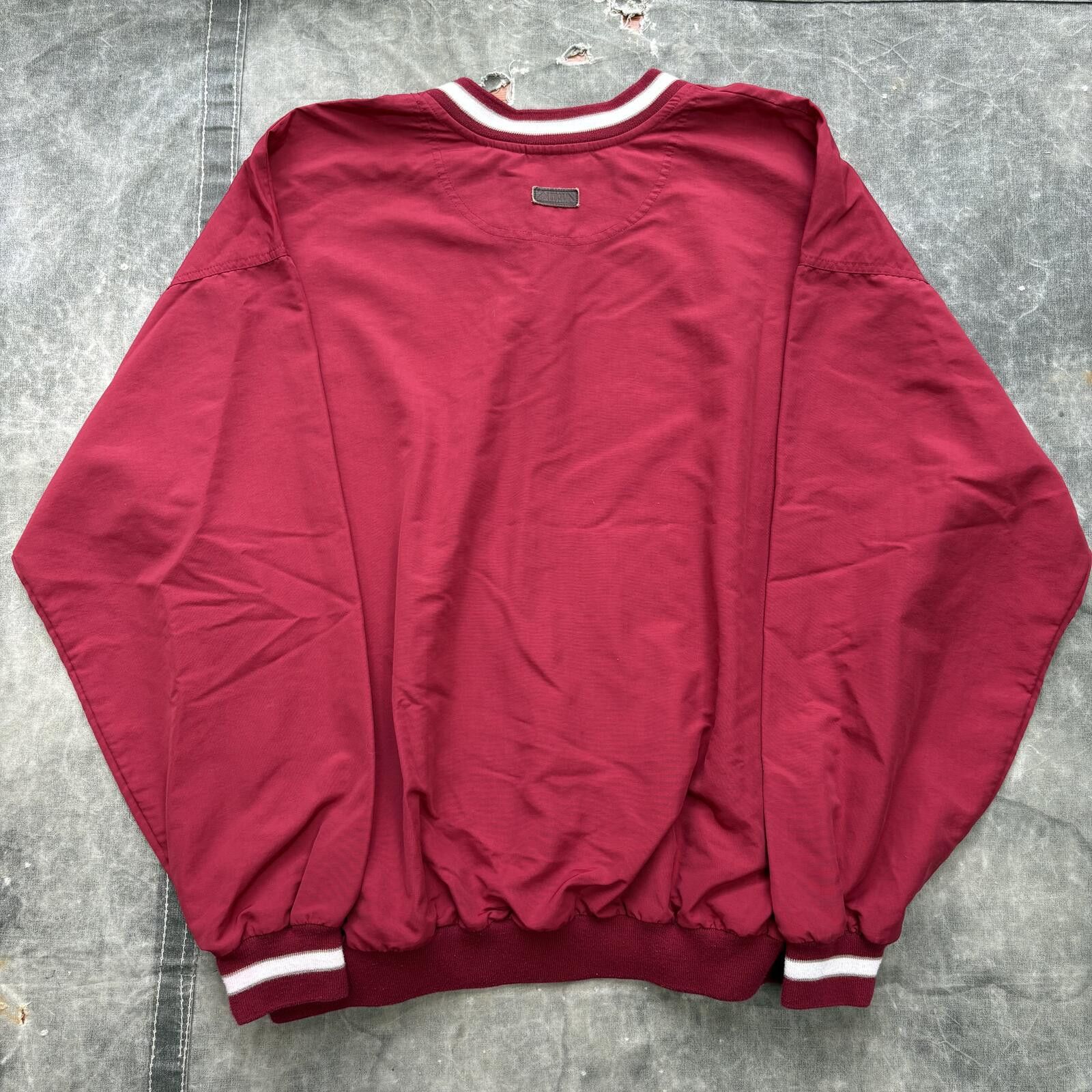 Antigua Vintage 90s Arkansas Razorbacks Band Pullover Windbreaker Size US L / EU 52-54 / 3 - 6 Thumbnail