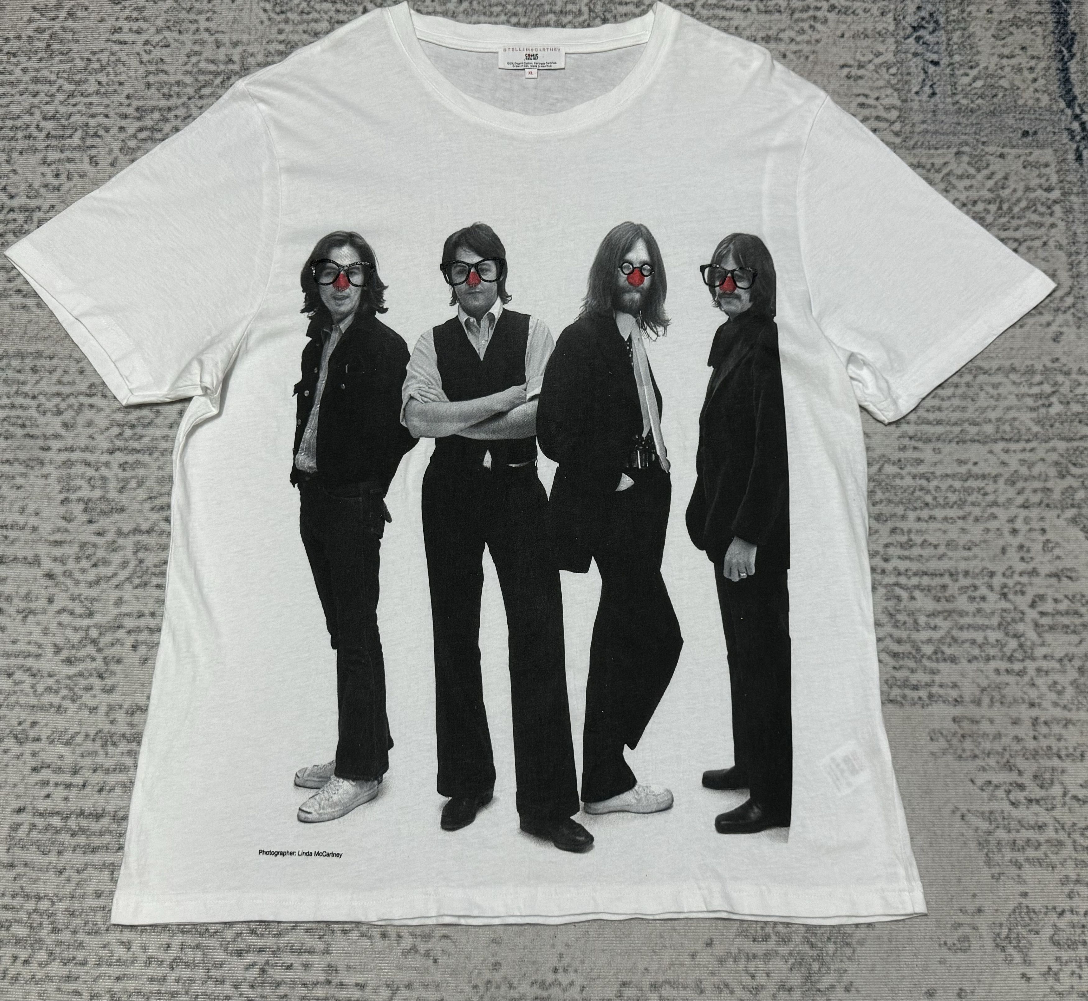 Band Tees Stella McCartney Comic Relief Red Noise Day T-Shirt Size US XL / EU 56 / 4 - 1 Thumbnail