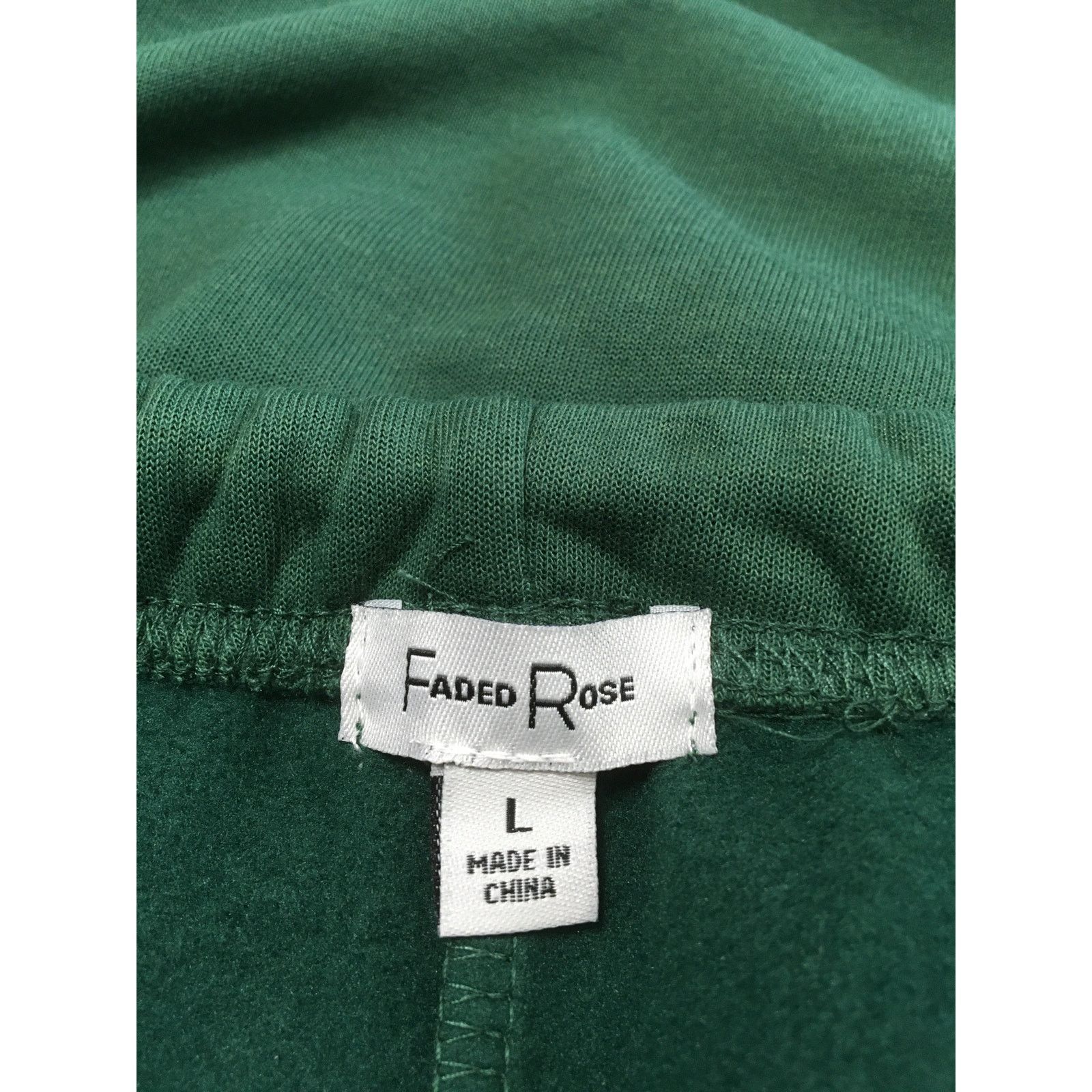 Unknown London NWT Faded Rose Large Boyfriend Jogger Green Los Angeles Size 34" / US 12 / IT 48 - 3 Thumbnail