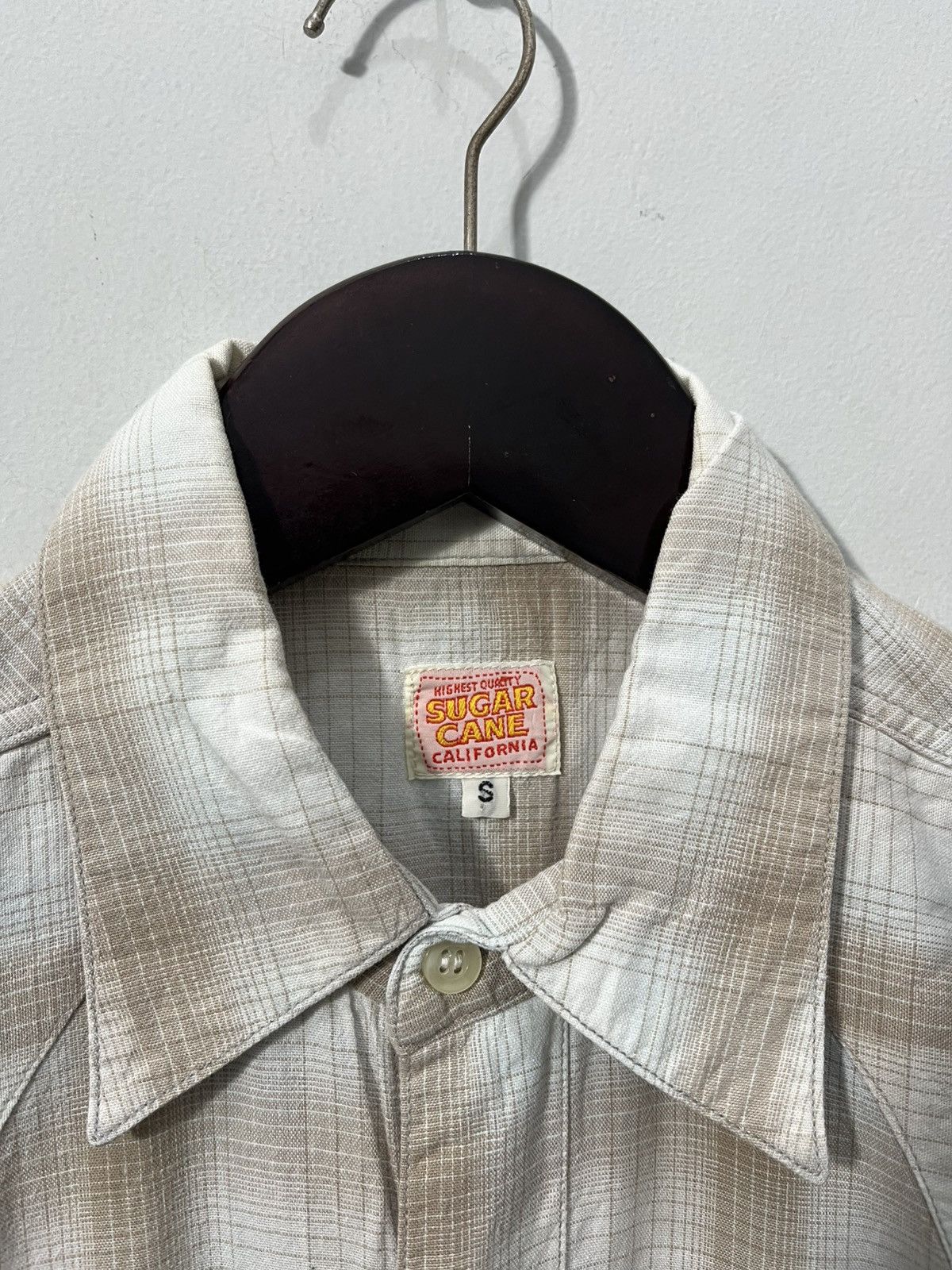 Japanese Brand Vtg Sugar cane Veterano Short Shirt Size US S / EU 44-46 / 1 - 4 Thumbnail