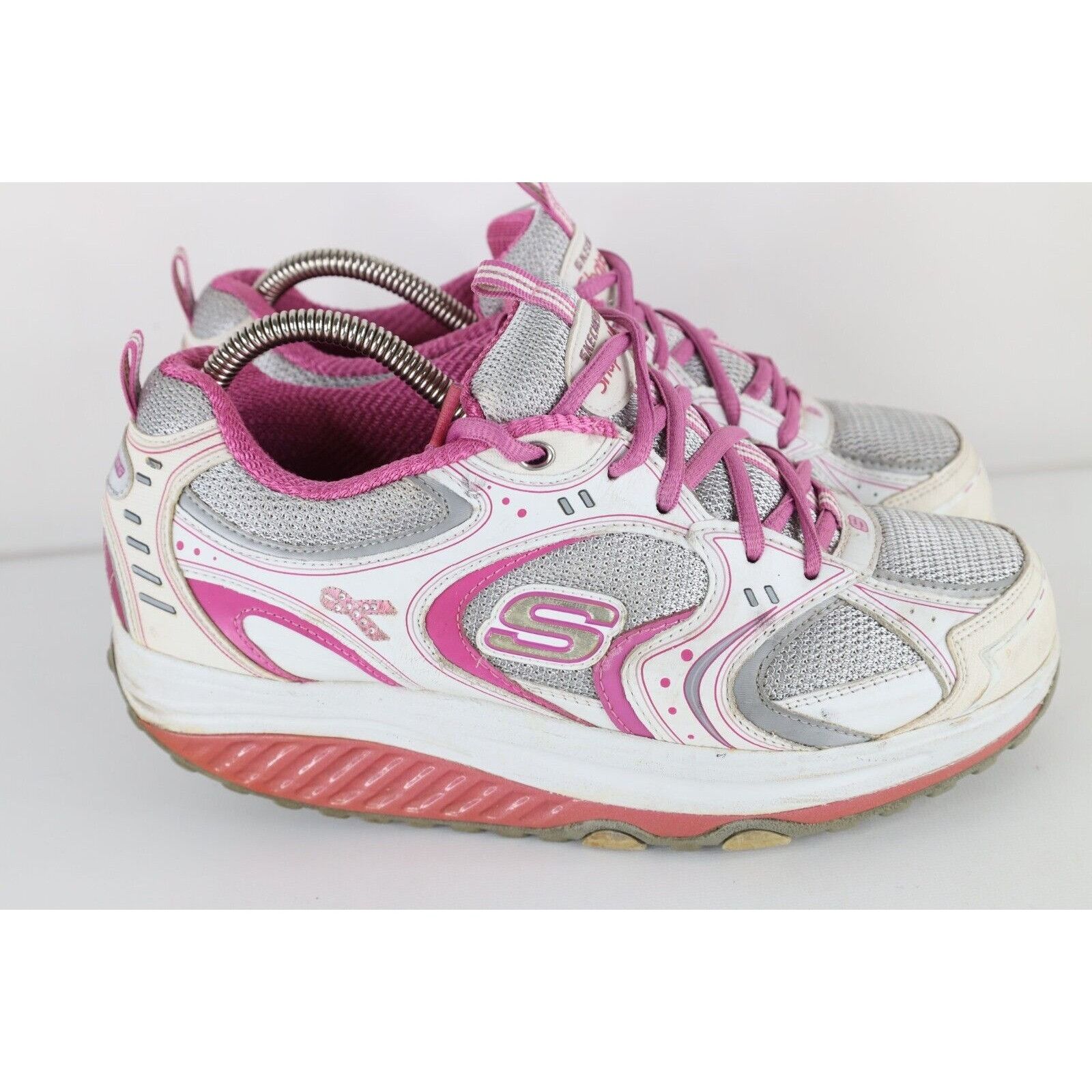 SKECHERS × Vintage Vintage Skechers Shape Ups Breast Cancer Cushioned Shoes Size US 9.5 / IT 39.5 - 5 Thumbnail