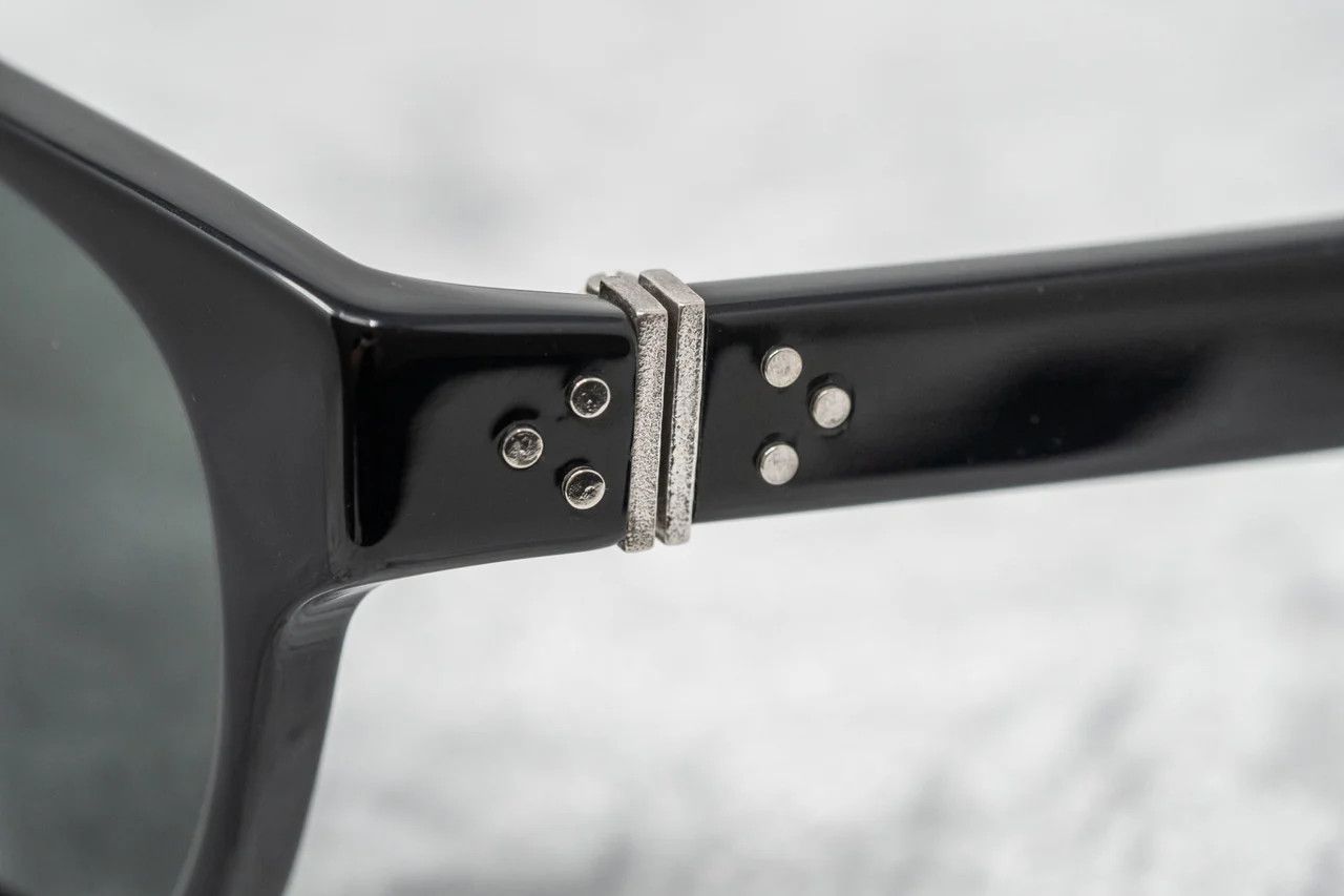 Ann Demeulemeester Ann Demeulemeester Sunglasses Rectangular Black and Grey Size ONE SIZE - 10 Thumbnail