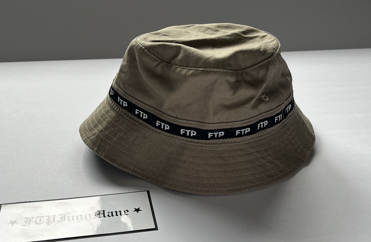 Fuck The Population FTP Tape Logo Bucket Hat Fuck the Population Size ONE SIZE - 2 Thumbnail