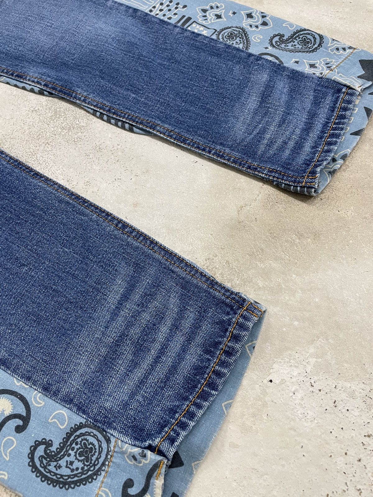 Other Rare Ne-Net by Issey Miyake Denim Pattern Size US 29 - 6 Thumbnail