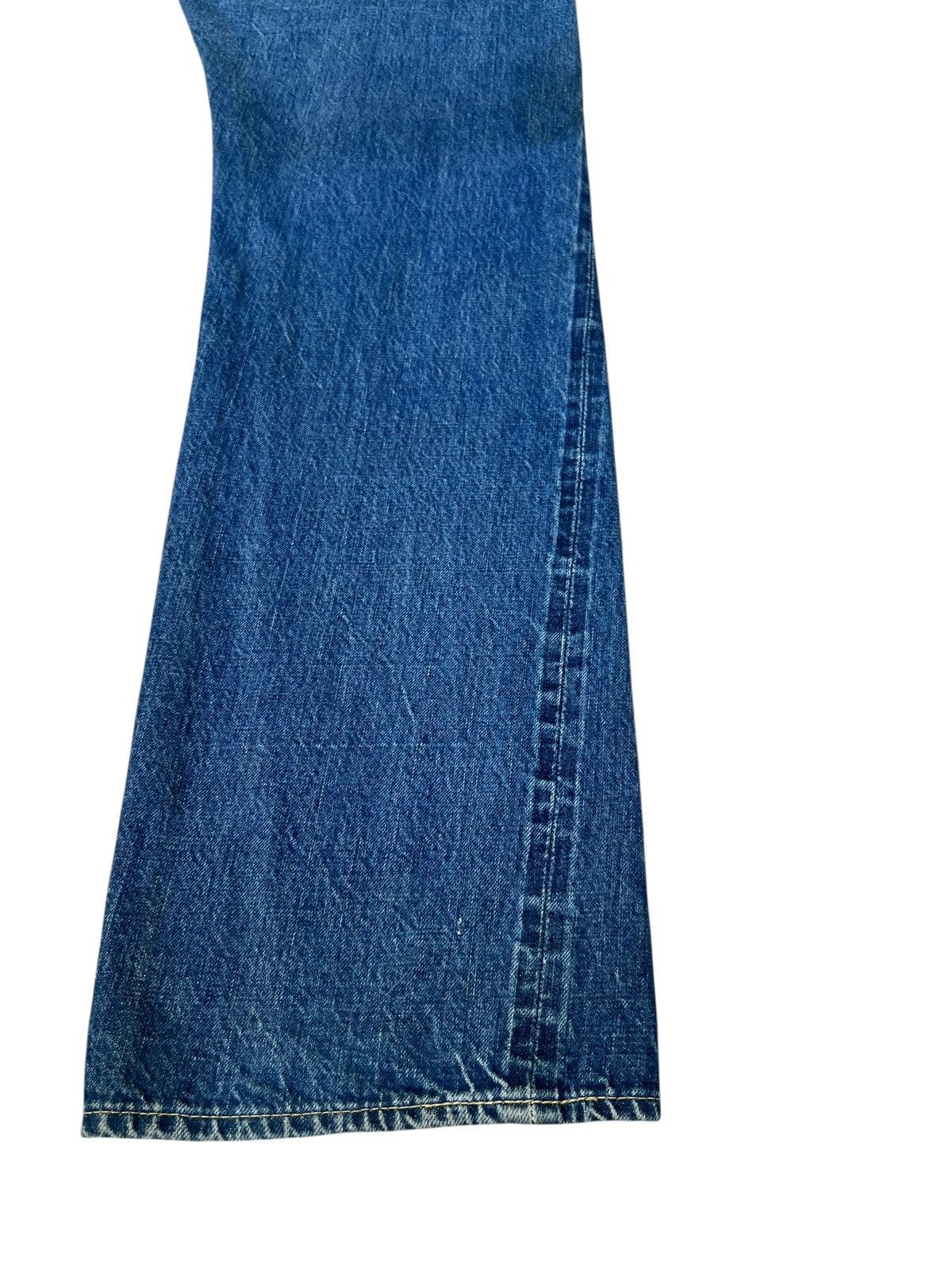 Denime RARE! Vintage DENIME ORIZZONTI Aging Denim Selvedge Jeans Size US 31 - 21 Thumbnail