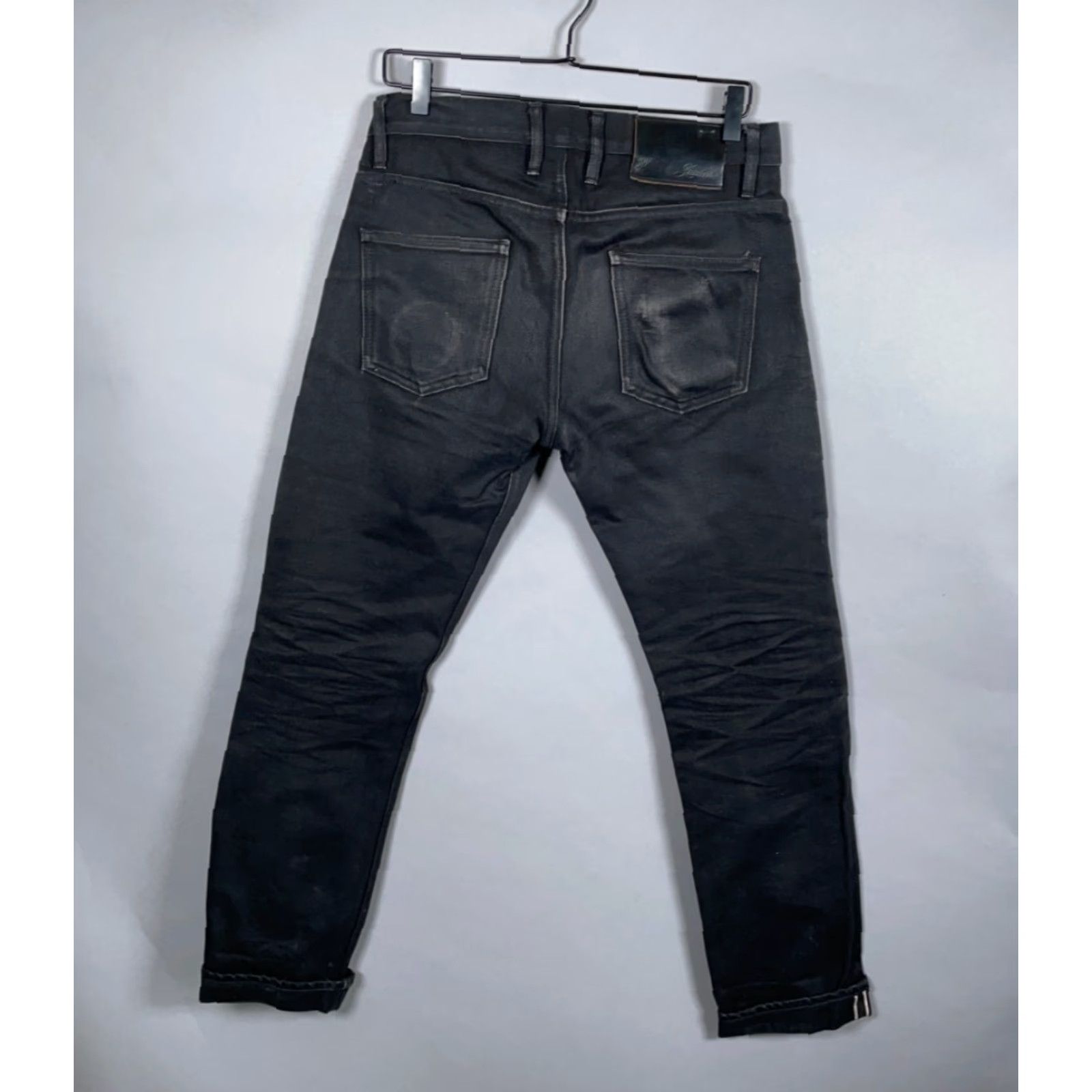 3sixteen 3Sixteen ST-220X Double Black Selvedge Jeans Men's 31 Slim Tapered 14.5 Oz Denim Size US 32 / EU 48 - 2 Thumbnail