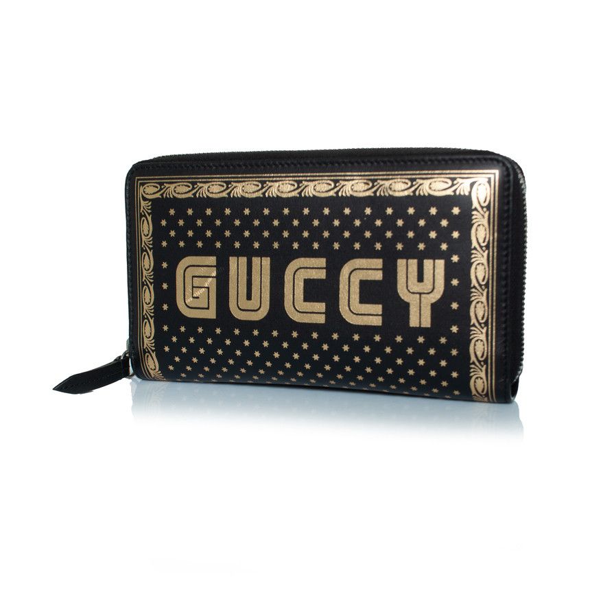 Gucci Gucci, Gucci x Sega star wallet in black Size ONE SIZE - 1 Thumbnail