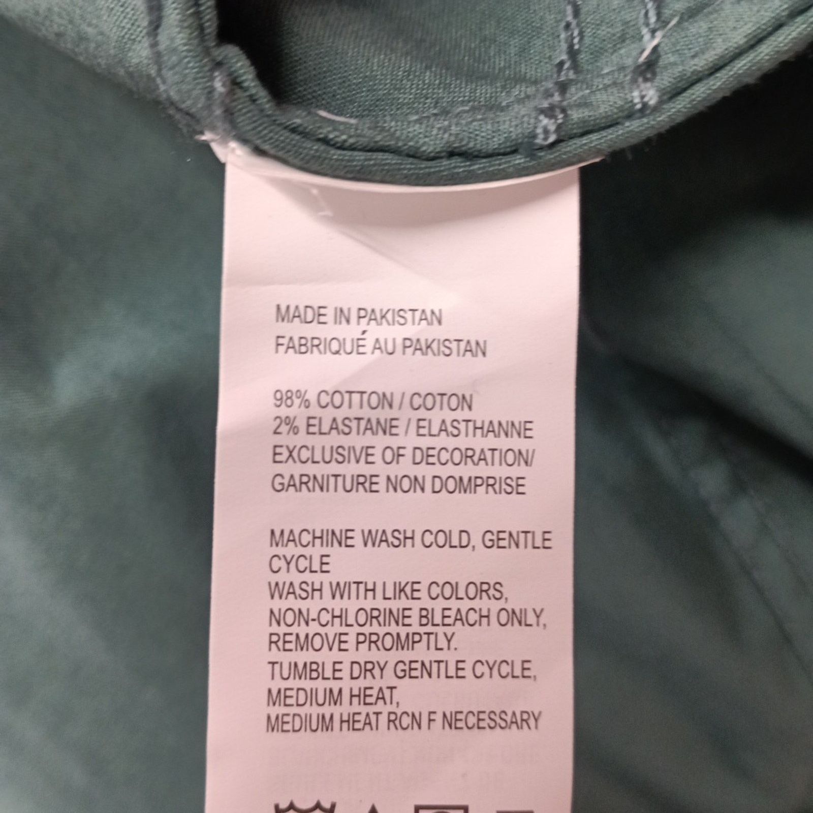 Izod Men's IZOD Chino Cargo Shorts Size 48 Green Classic 10.5 Ins Size US 44 / EU 60 - 3 Thumbnail