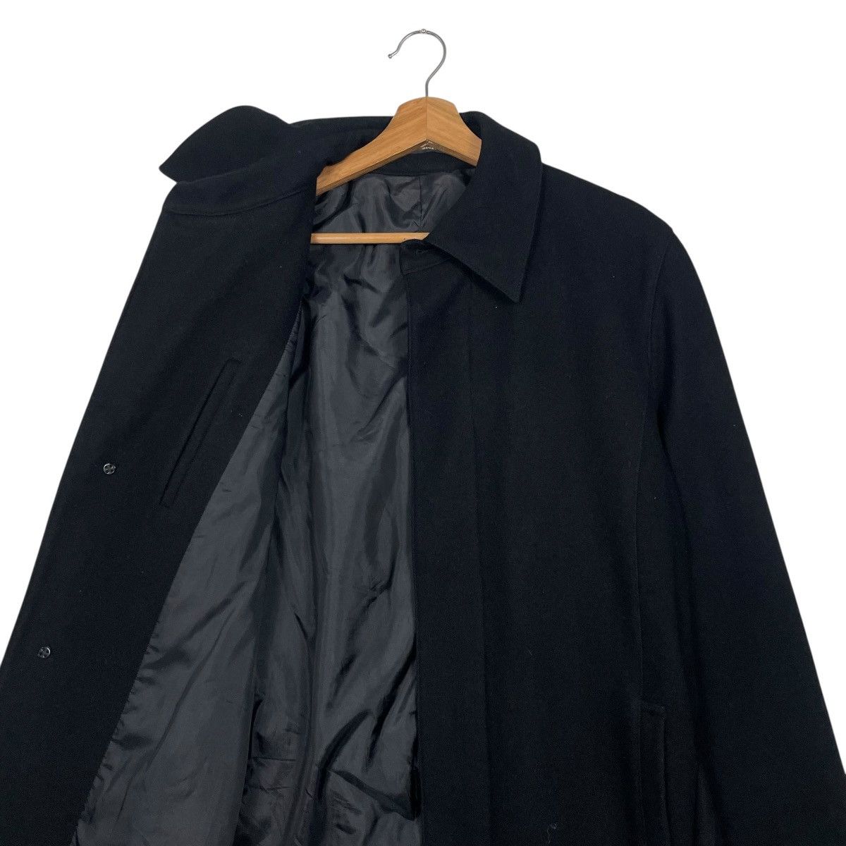 Jean Paul Gaultier Gaultier Homme Object Wool Black Coat Size US M / EU 48-50 / 2 - 11 Thumbnail