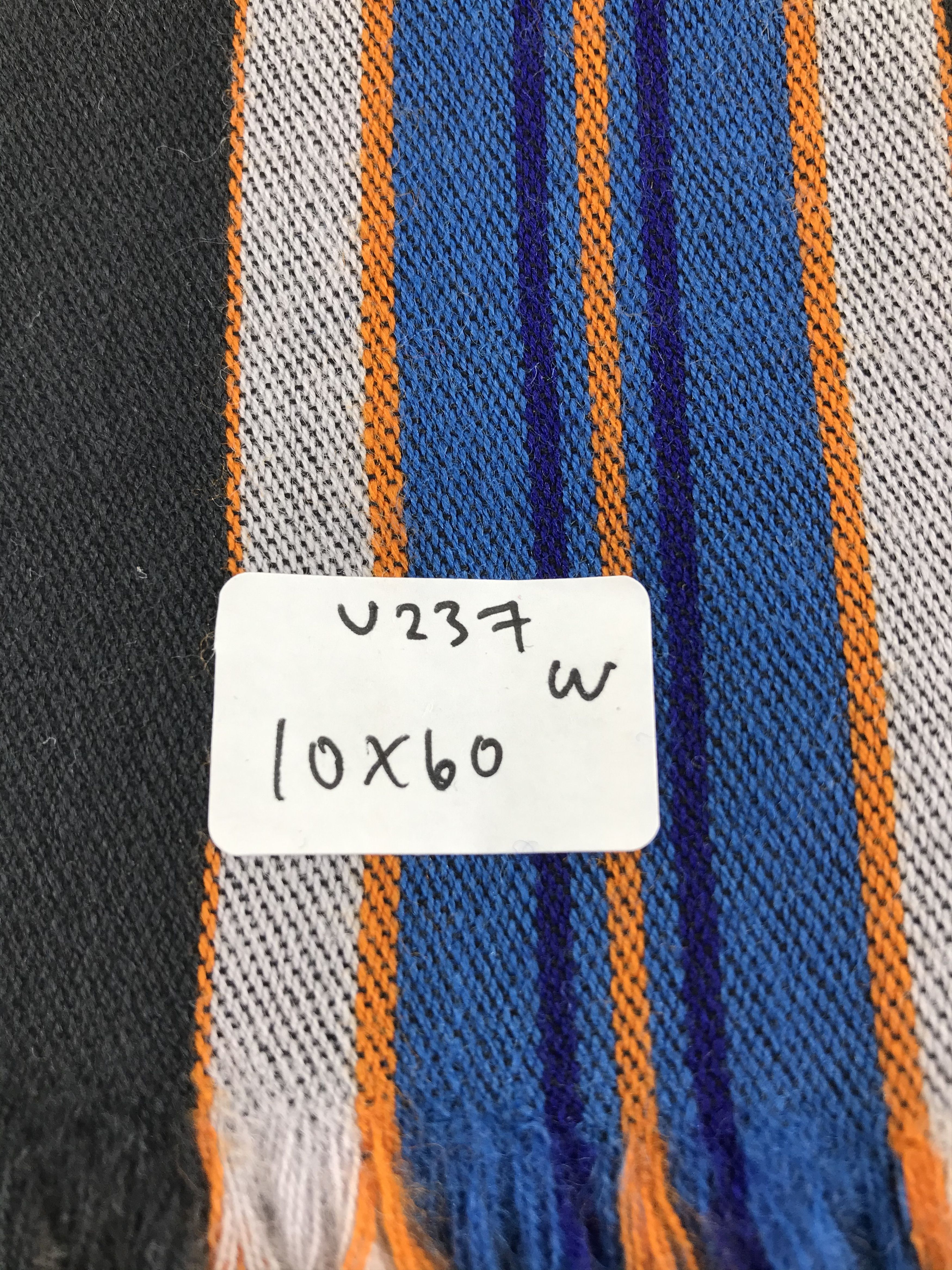 Ships Jet Blue Ships Jet Blue Striped Wool Scarf Muffler V237 Size ONE SIZE - 7 Thumbnail