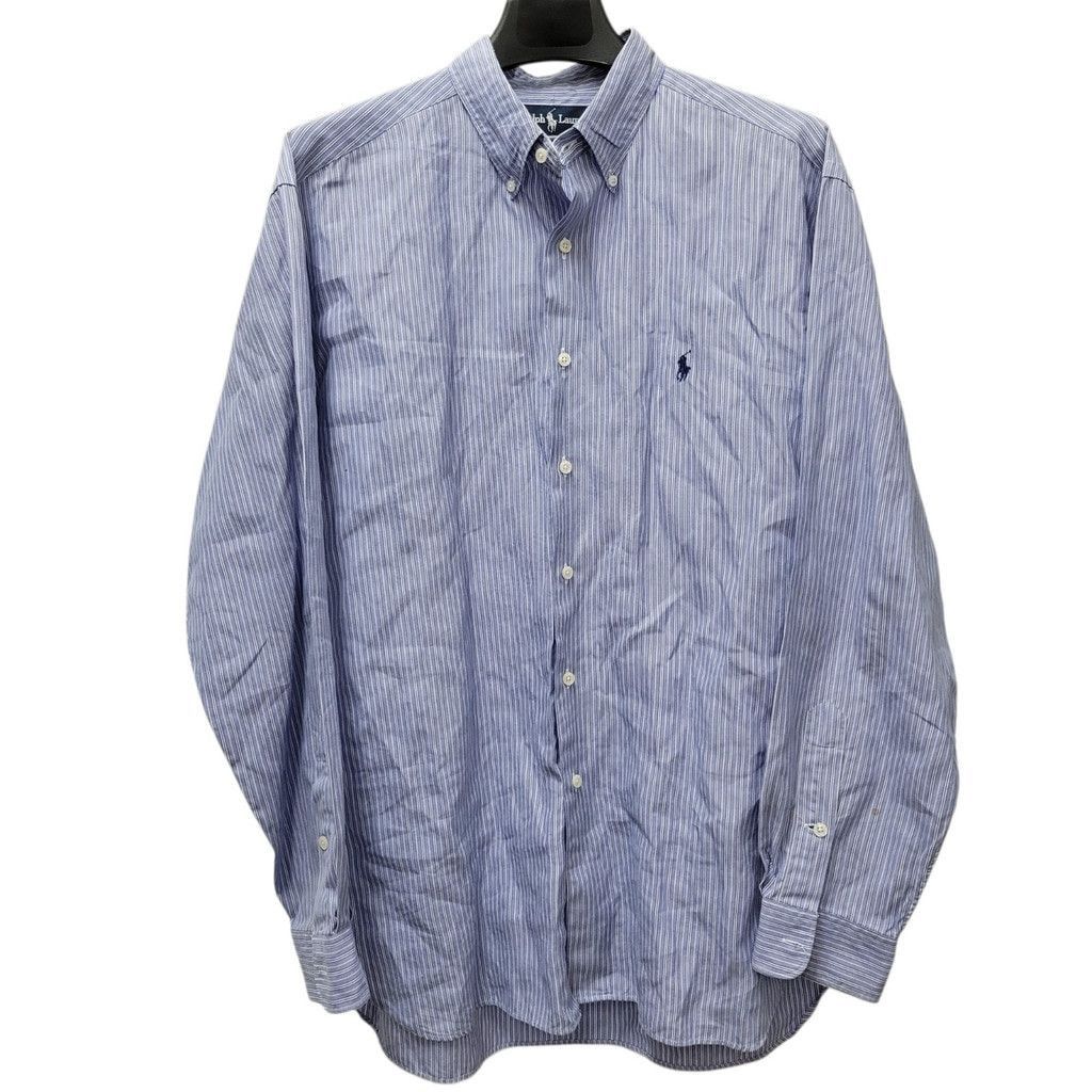 Ralph Lauren Ralph Lauren Mcmeel Button-down Blue Long-Sleeves Striped Size US L / EU 52-54 / 3 - 3 Thumbnail
