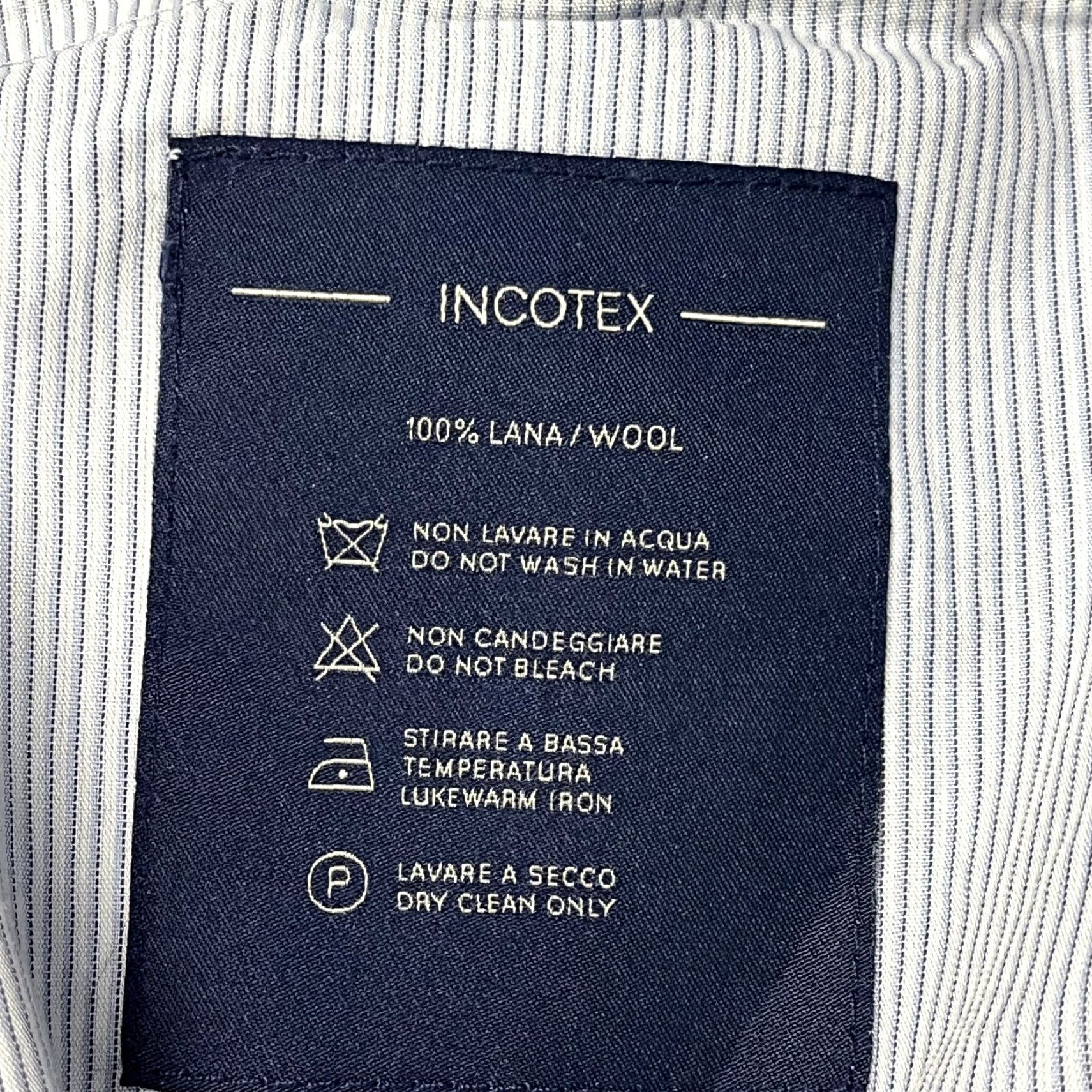 Incotex VINTAGE INCOTEX Pants Mens Regular Fit 36x32 Wool Brown Dress Trousers Pleated 5-Pocket Men’s Brown 100s Classic"} Size US 36 / EU 52 - 2 Thumbnail