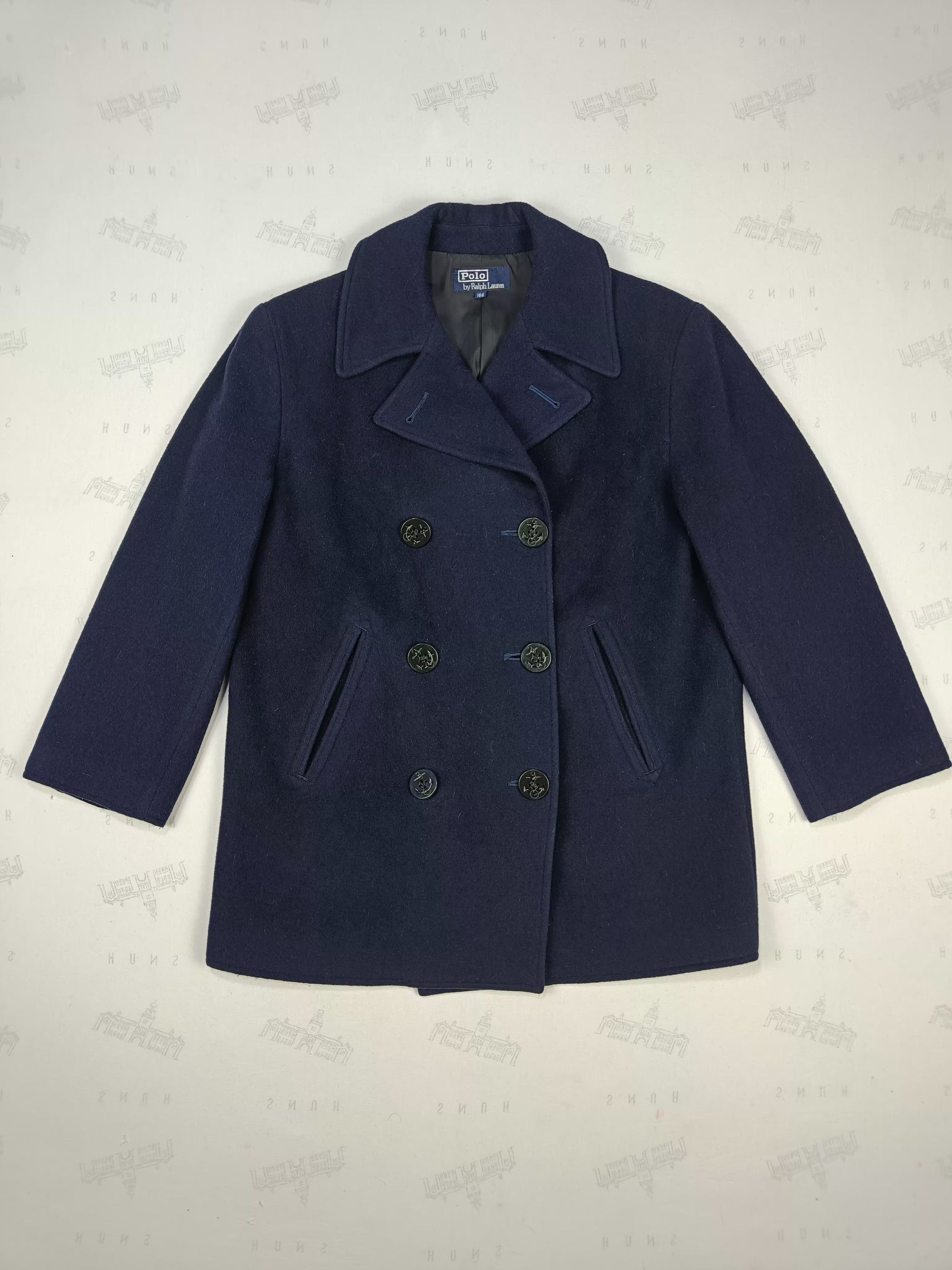 Polo Ralph Lauren Vintage POLO RALPH LAUREN Double Breasted Peacoat Size US S / EU 44-46 / 1 - 8 Thumbnail