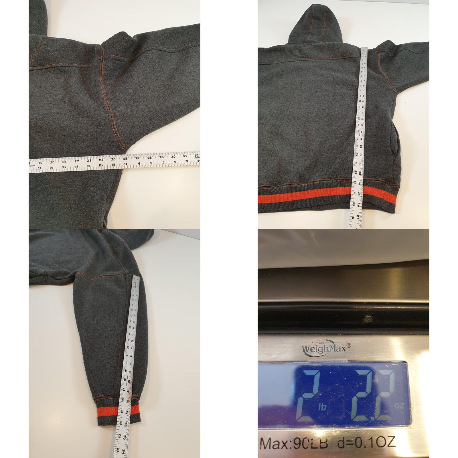 Vintage DTEK Hoodie Mens 2XL Gray Graphic Art Pullover Hooded Streetwear Stitch Embroidered Logo Pockets Size US XXL / EU 58 / 5 - 8 Thumbnail