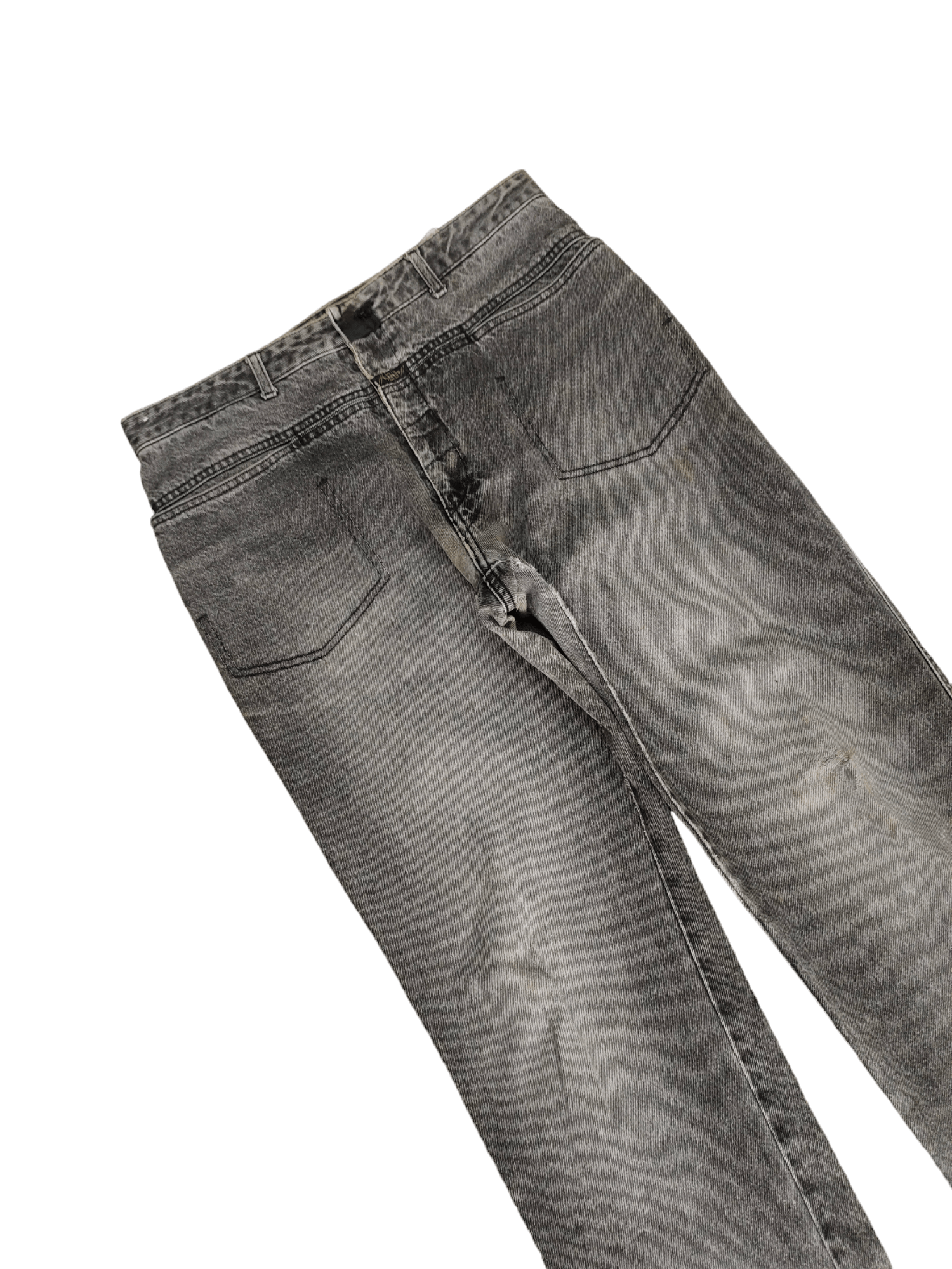 Marithe + Francois Girbaud Vintage 90s Marithe Francois Girbaud Faded Distress Jeans Size US 33 - 6 Thumbnail