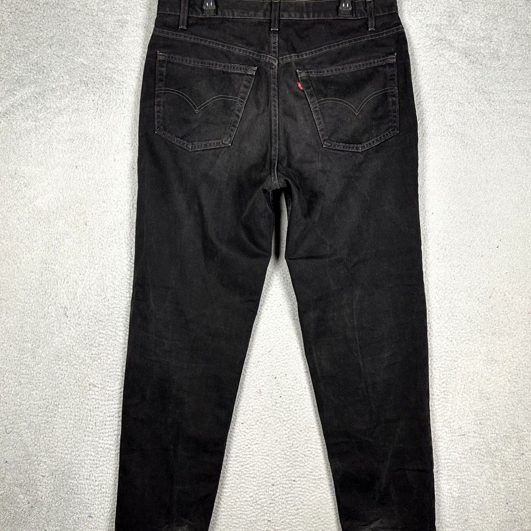 Levi's VINTAGE Levi's 550 Jeans Mens 38X34 Black Relaxed Fit 5-Pocket Made In USA EUC Size US 38 / EU 54 - 2 Thumbnail