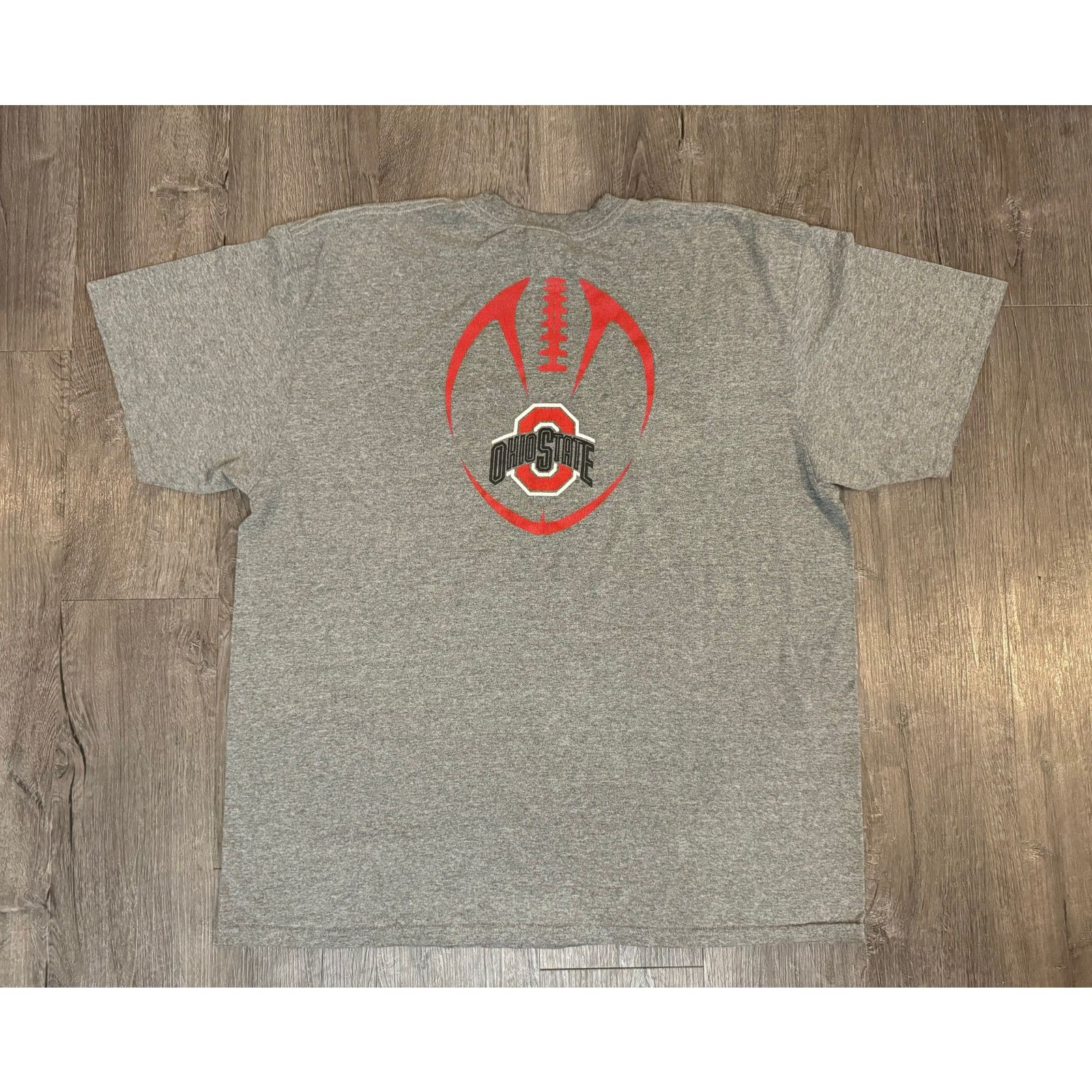 Nike Vintage Ohio State University Nike Team Football Gray Shirt Size US XL / EU 56 / 4 - 3 Thumbnail
