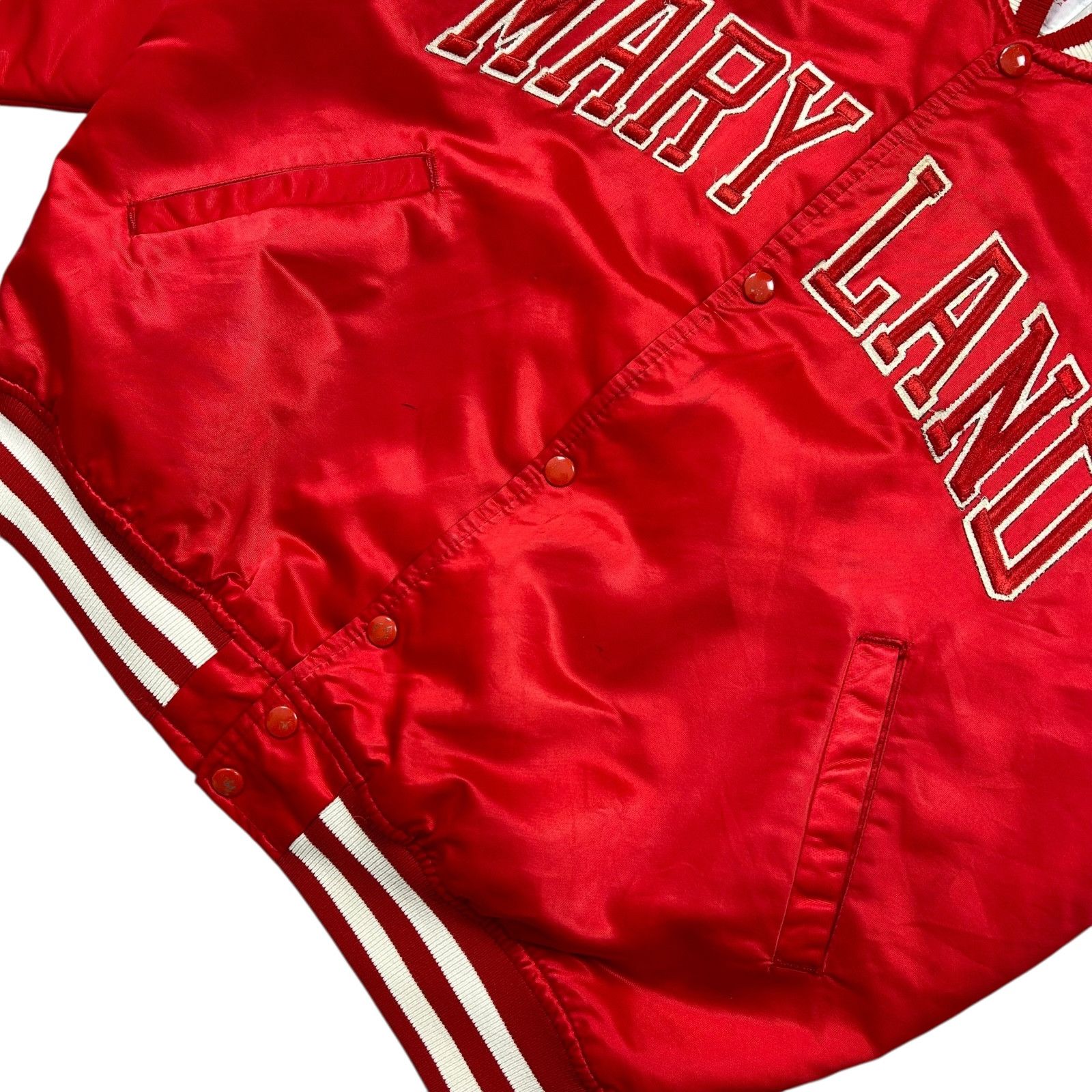 NCAA VTG 80s 90s NCAA MARYLAND TERRAPINS STARTER SATIN JACKET Size US L / EU 52-54 / 3 - 8 Thumbnail