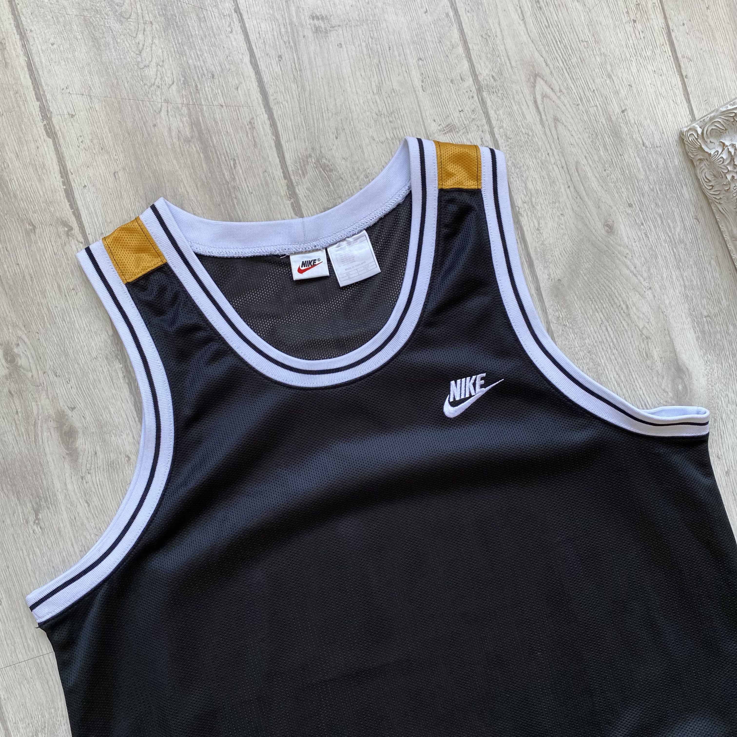 NBA 🏀 NBA Vintage 80s Nike Basketball jersey heavy sleeveless Size US XL / EU 56 / 4 - 2 Thumbnail
