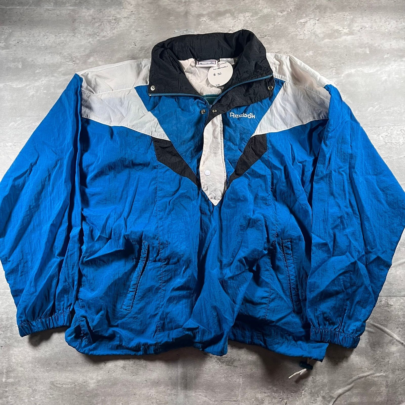 Reebok Reebok vintage windbreaker Jacket Size US L / EU 52-54 / 3 - 1 Thumbnail