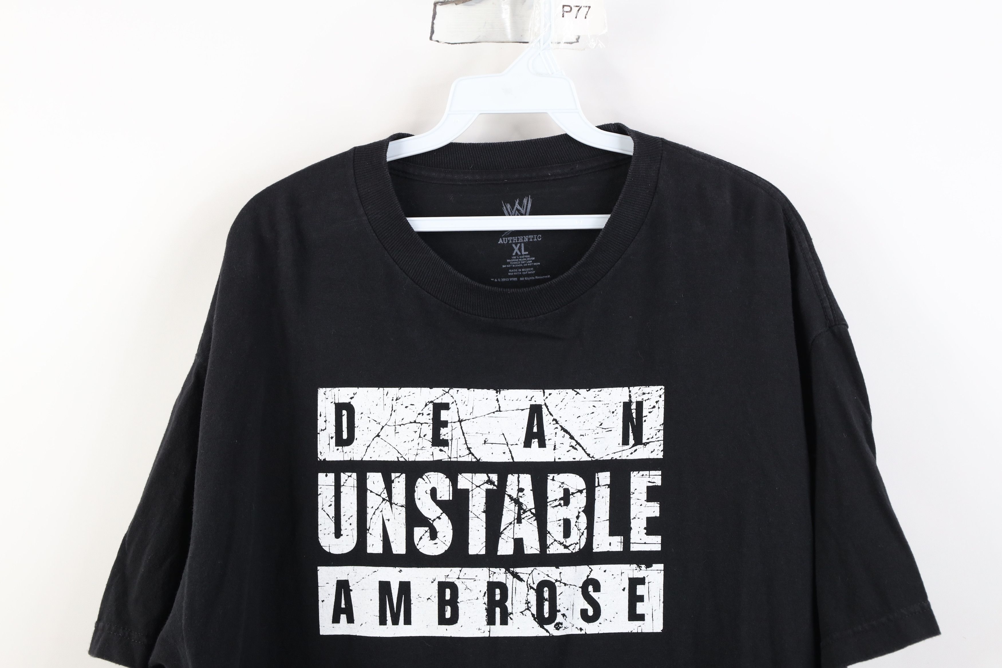 Vintage Vintage Y2K WWE Wrestling Unstable Ambrose T-Shirt Black Size US XL / EU 56 / 4 - 2 Thumbnail