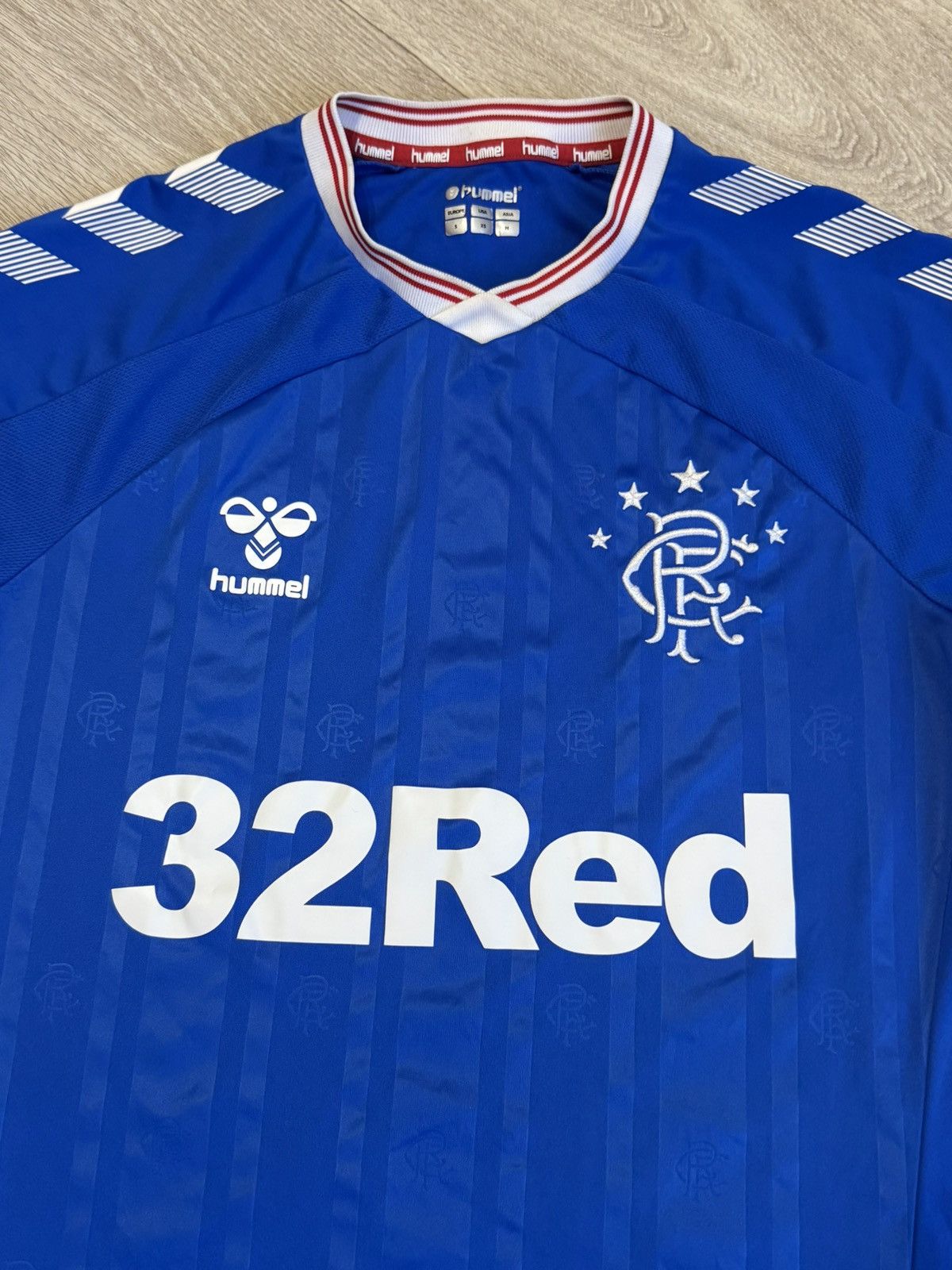 Hummel 🔷Hummel Glasgow Rangers 2019/20 Soccer jersey🔷 Size US S / EU 44-46 / 1 - 4 Thumbnail